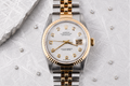 Rolex Datejust 36mm Ref 16233 Yellow Gold Bezel Custom Meteorite Diamond Dial