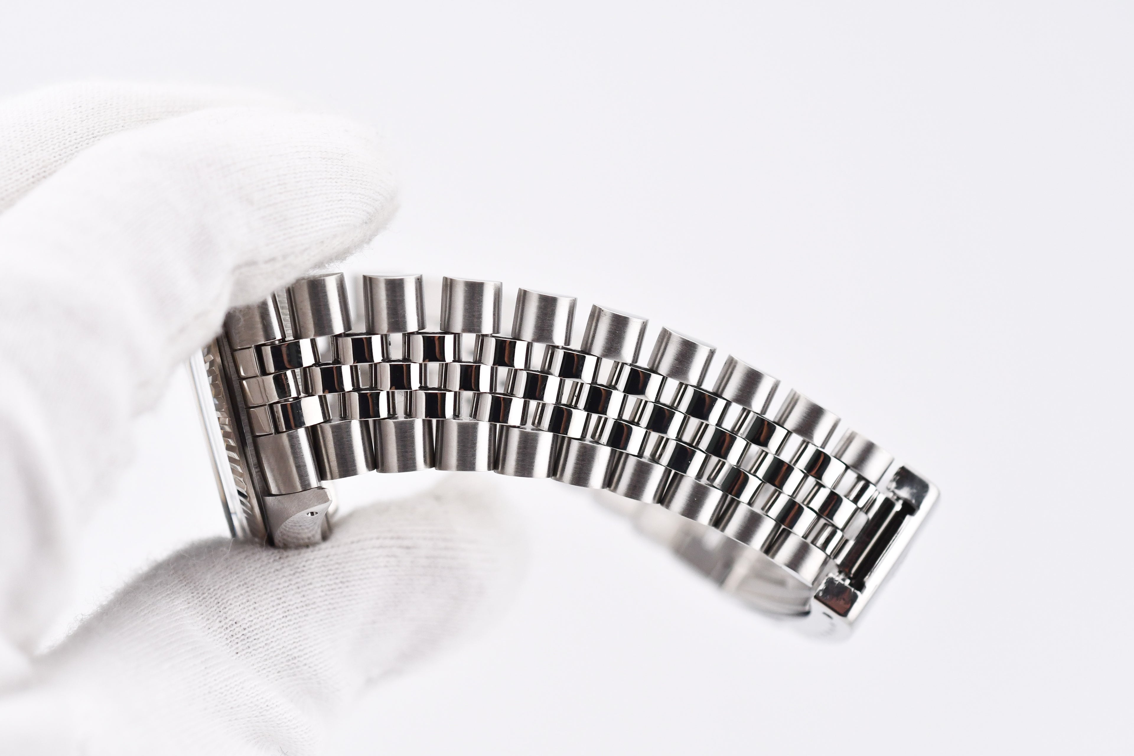 Rolex Datejust 36mm Ref 16014 Custom Baby Blue Diamond Dial