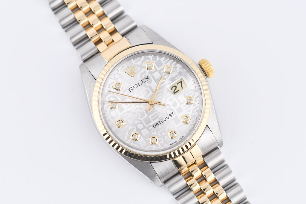 Rolex Datejust 36mm Ref 16013 Custom Anniversary Dial