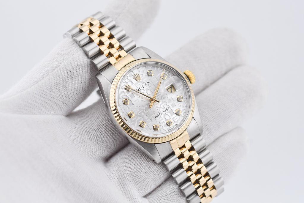 Rolex Datejust 36mm Ref 16013 Custom Anniversary Dial