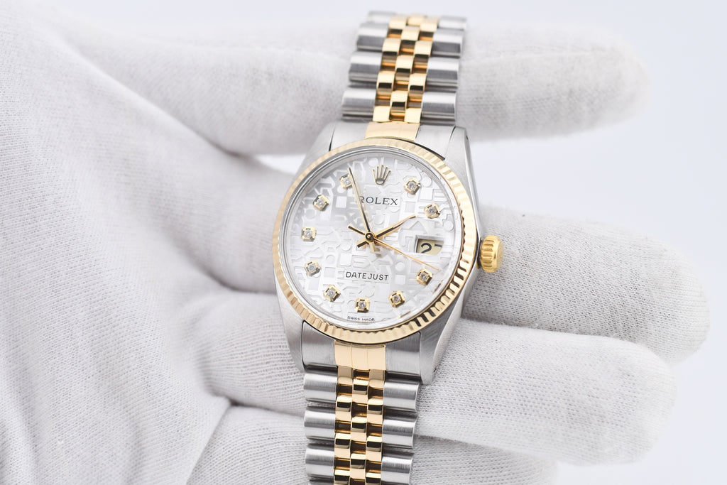 Rolex Datejust 36mm Ref 16013 Custom Anniversary Dial