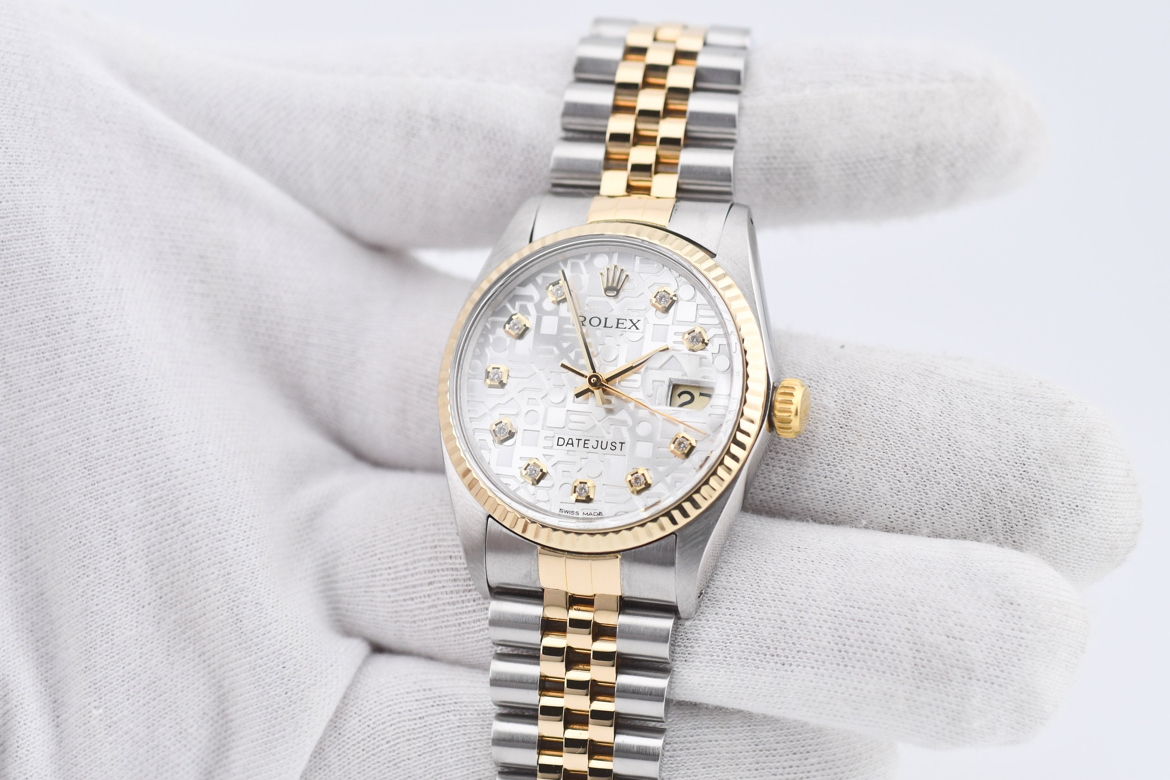 Rolex Datejust 36mm Ref 16013 Custom Anniversary Dial