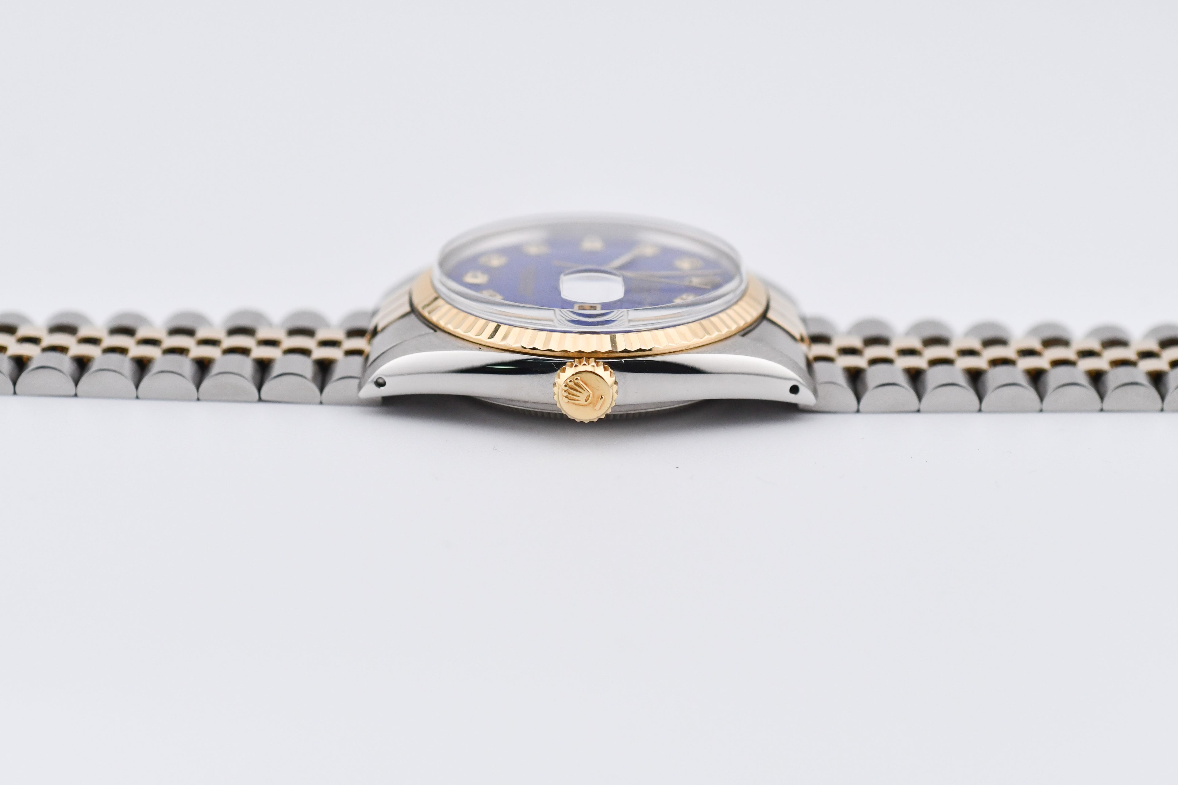 Rolex Datejust 36mm Ref 16013 Custom Blue Lapis Diamond Dial