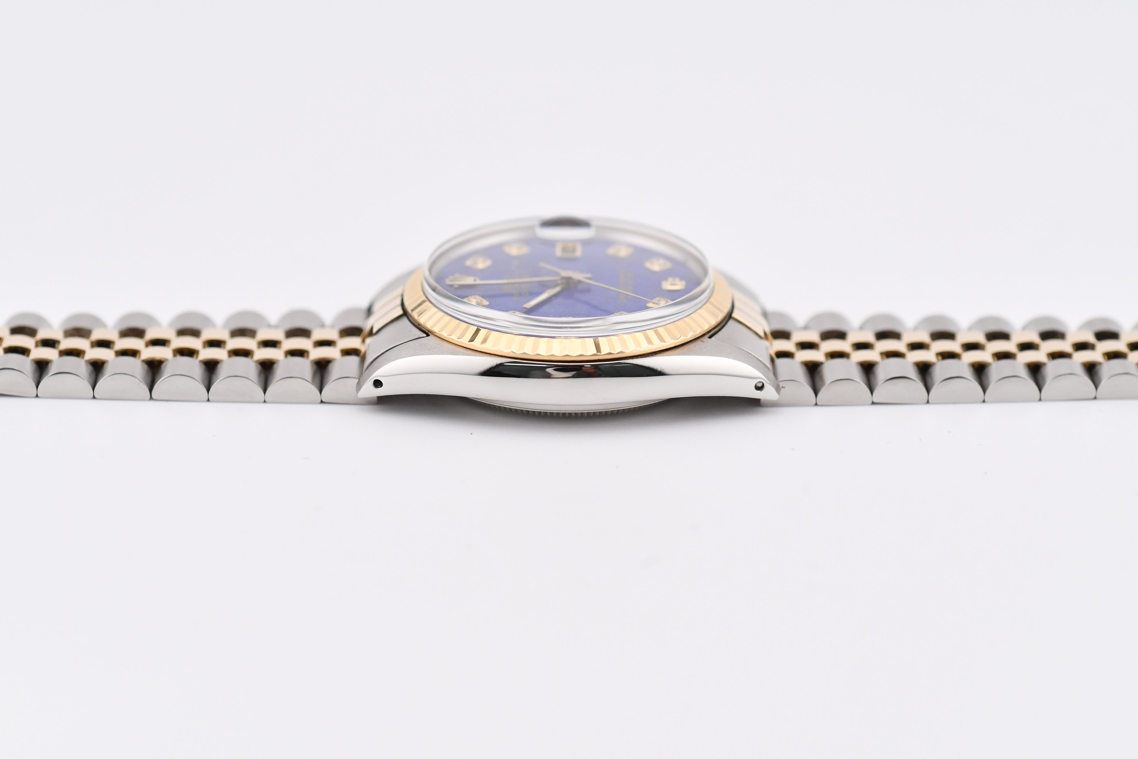 Rolex Datejust 36mm Ref 16013 Custom Blue Lapis Diamond Dial