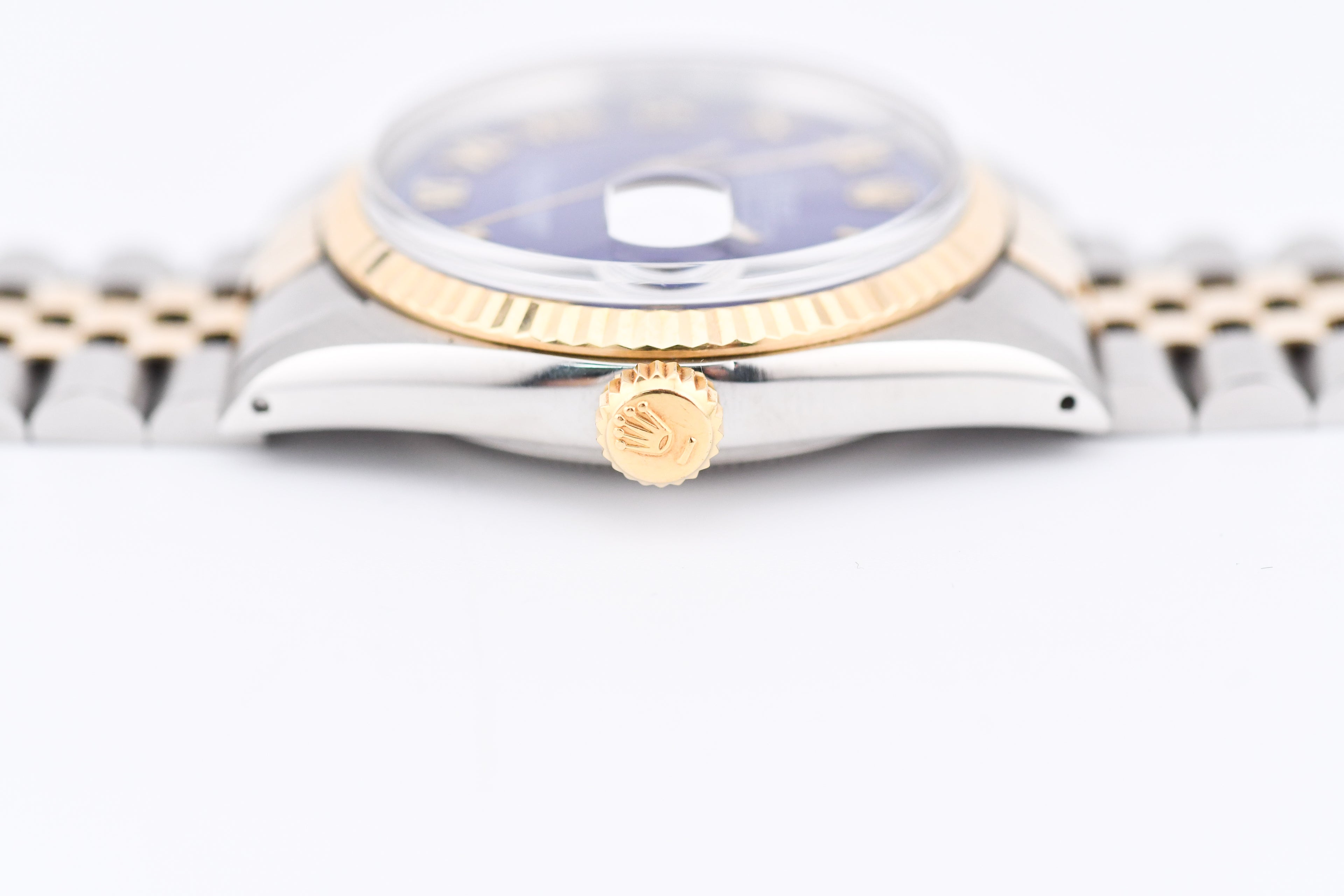 Rolex Datejust 36mm Ref 16013 Custom Blue Roman Dial