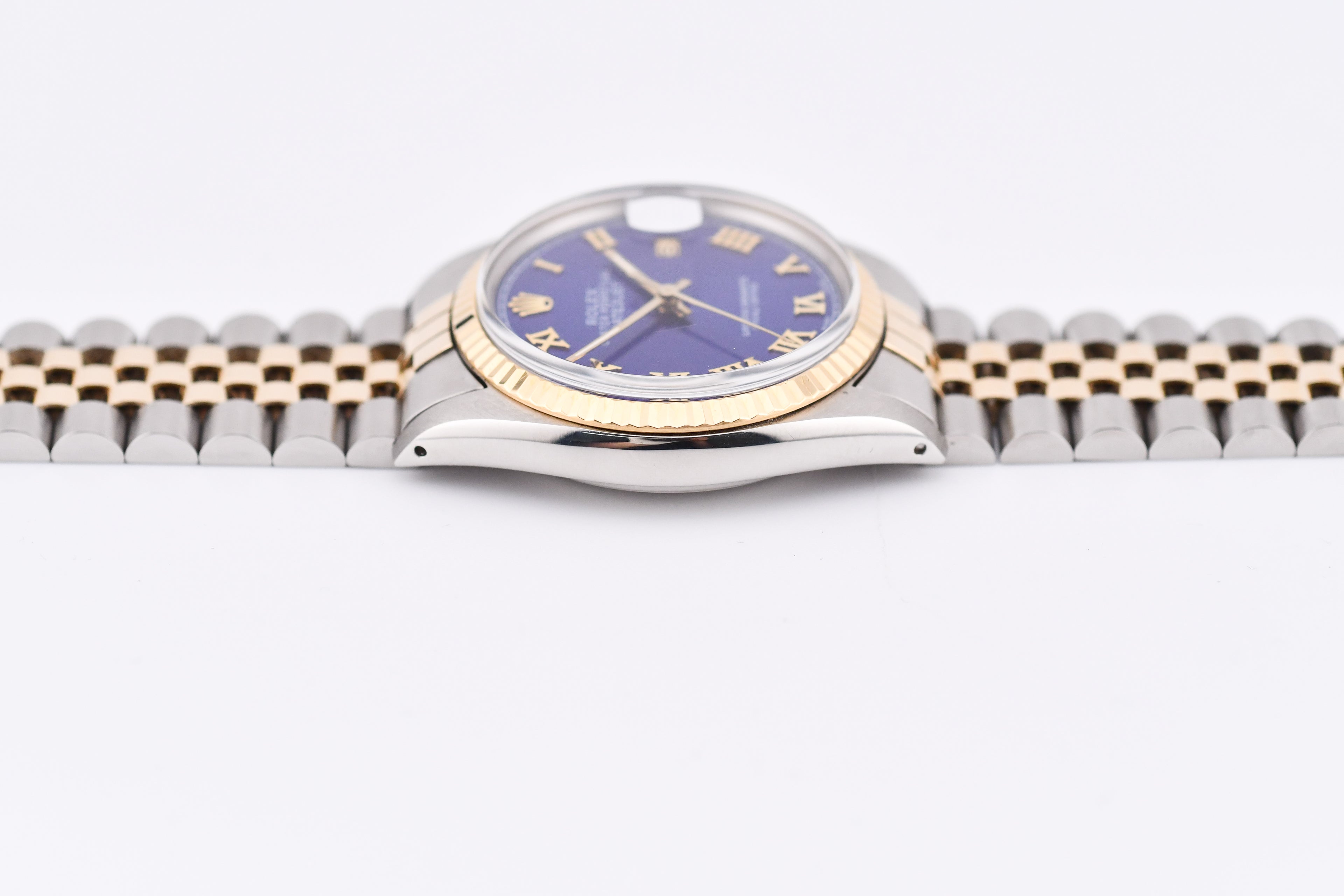Rolex Datejust 36mm Ref 16013 Custom Blue Roman Dial