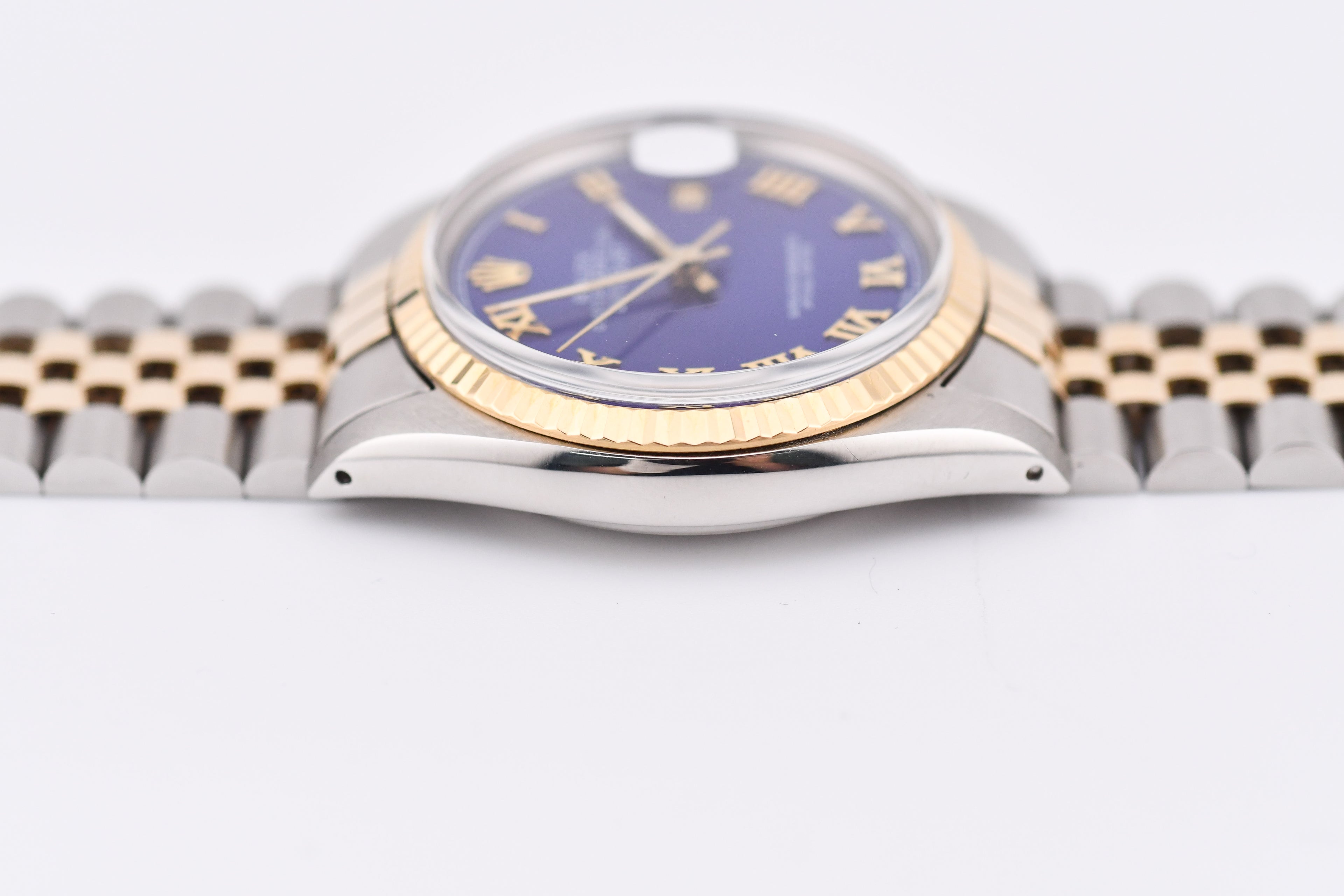 Rolex Datejust 36mm Ref 16013 Custom Blue Roman Dial