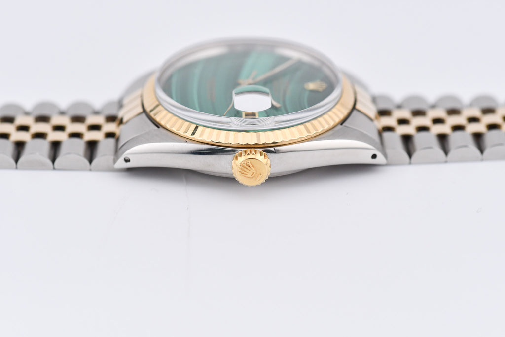 Rolex Datejust 36mm Ref 16013 Custom Green Malachite Dial