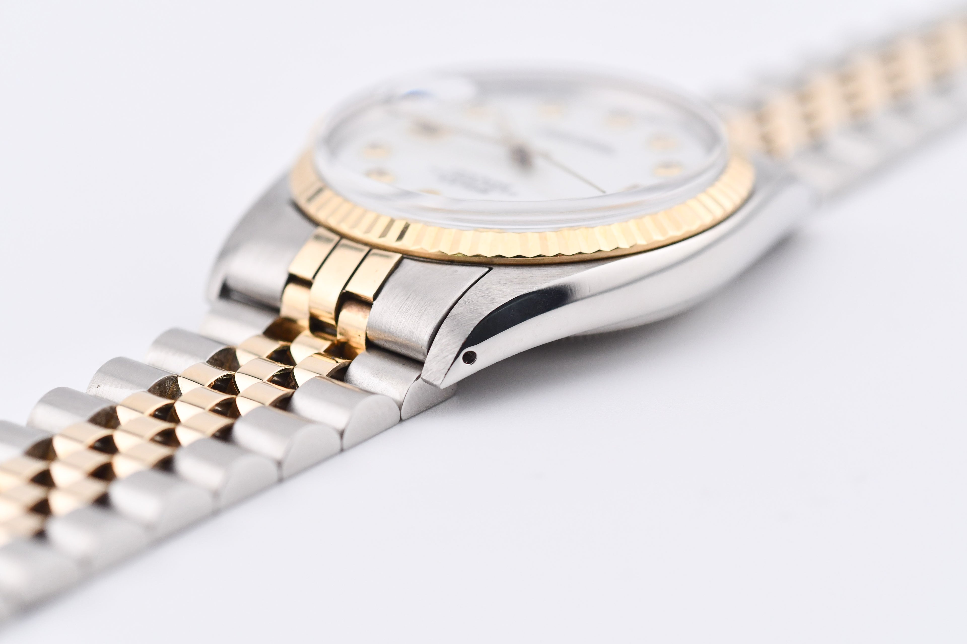 Rolex Datejust 36mm Ref 16013 Custom Mother of Pearl Diamond Dial