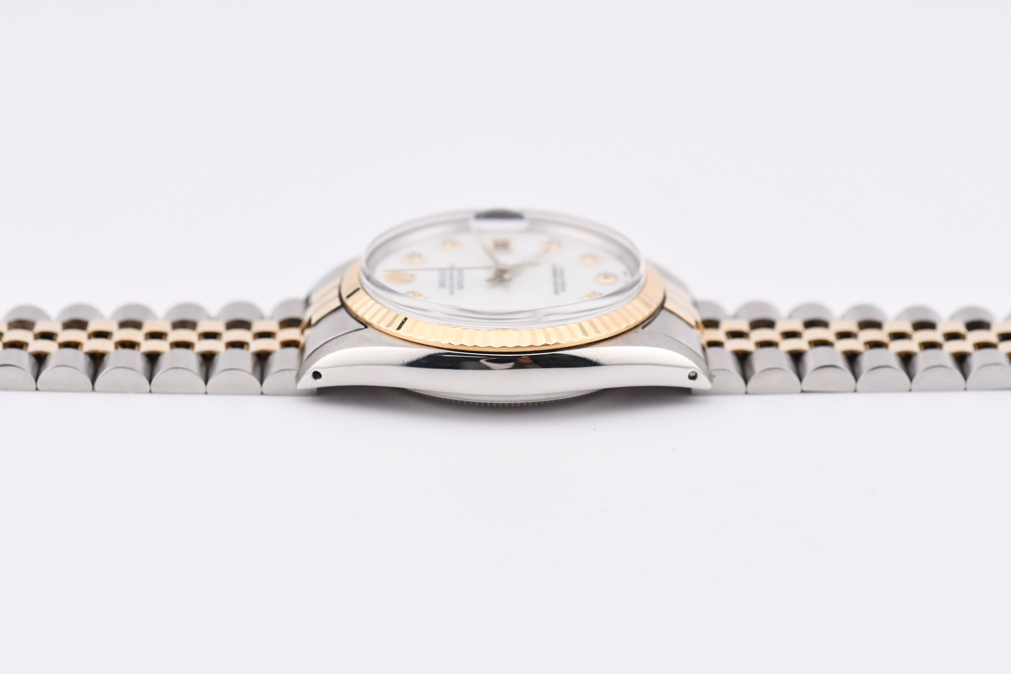 Rolex Datejust 36mm Ref 16013 Custom Mother of Pearl Diamond Dial
