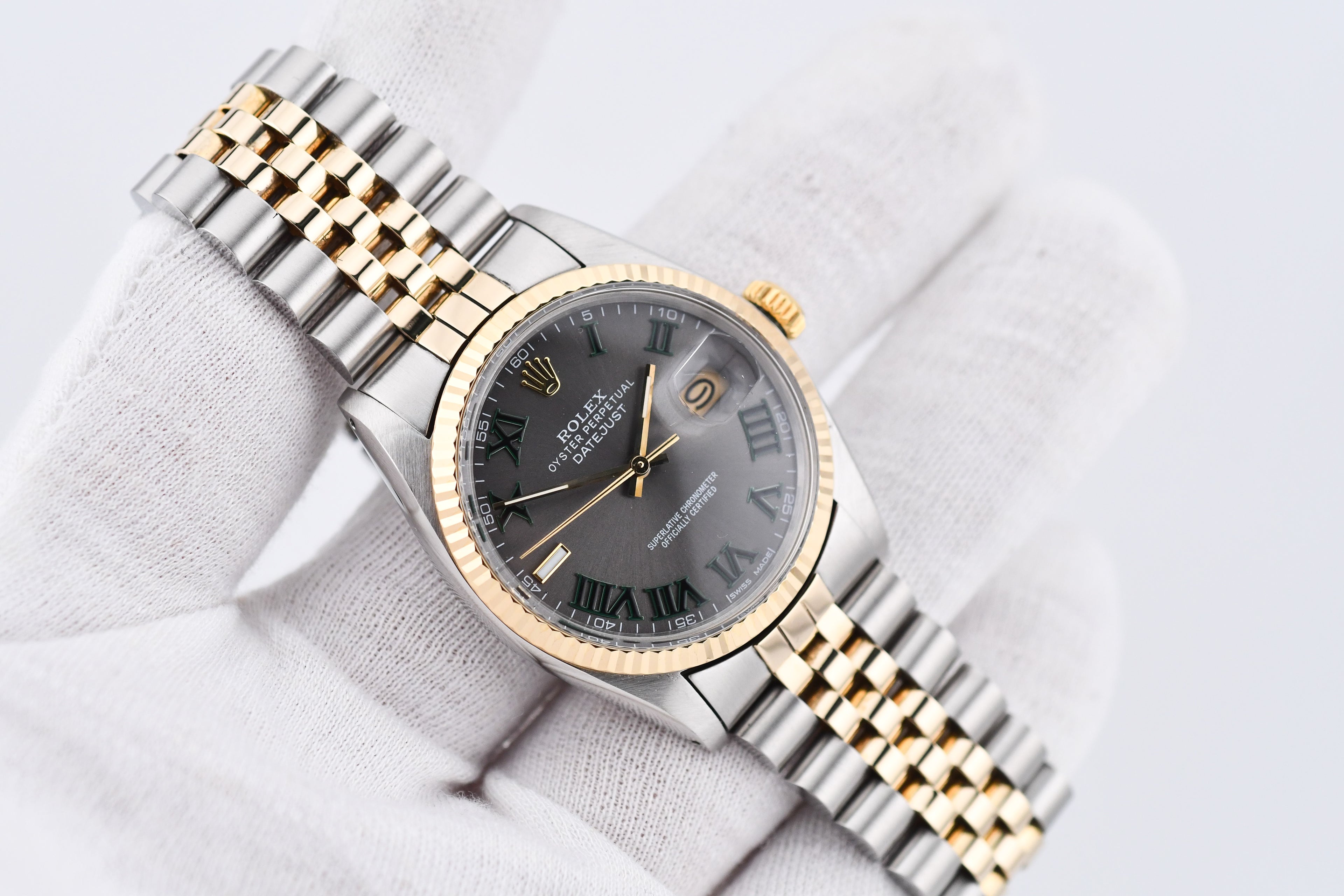 Rolex Datejust 36mm Ref 16013 Custom Wimbledon Dial