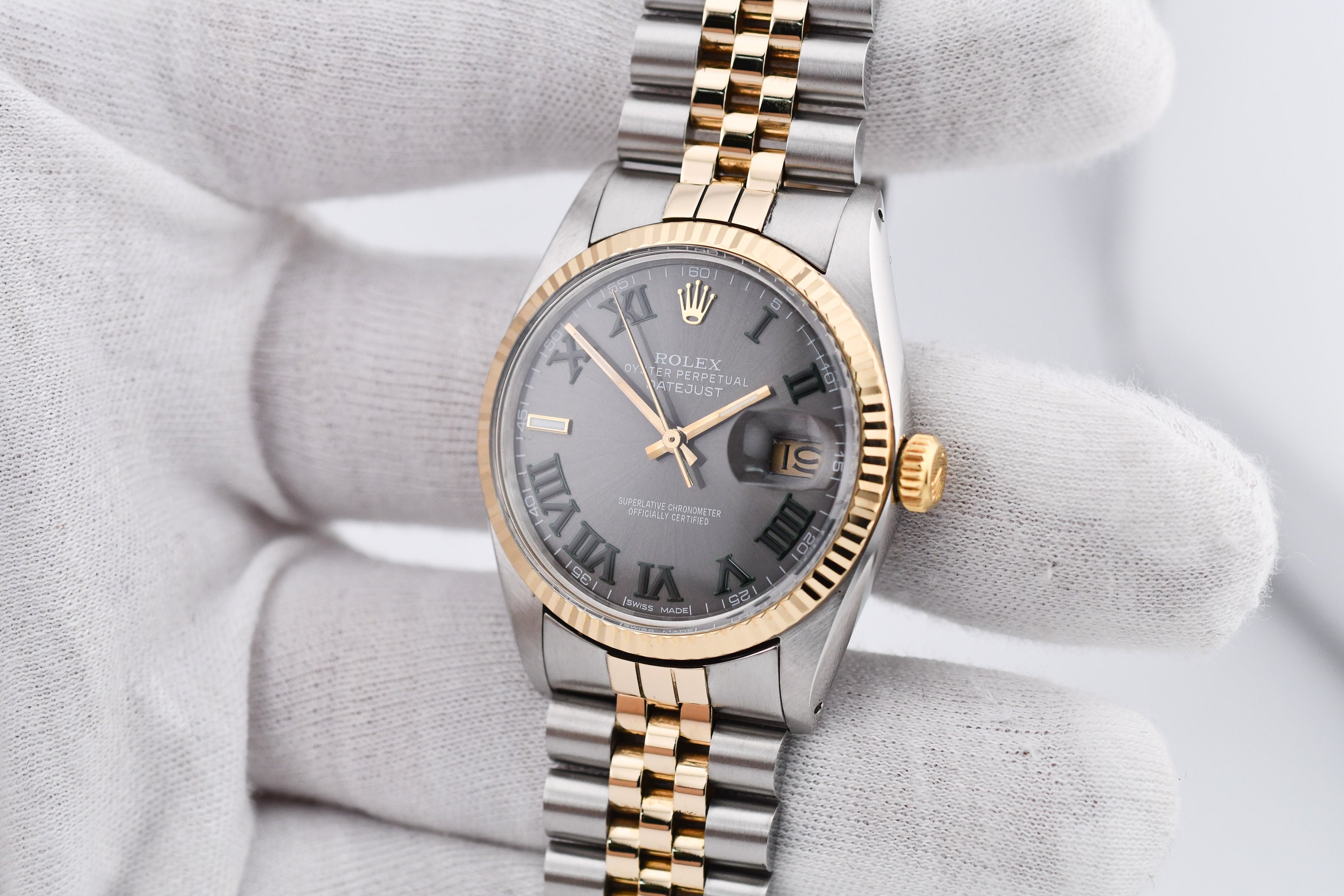 Rolex Datejust 36mm Ref 16013 Custom Wimbledon Dial