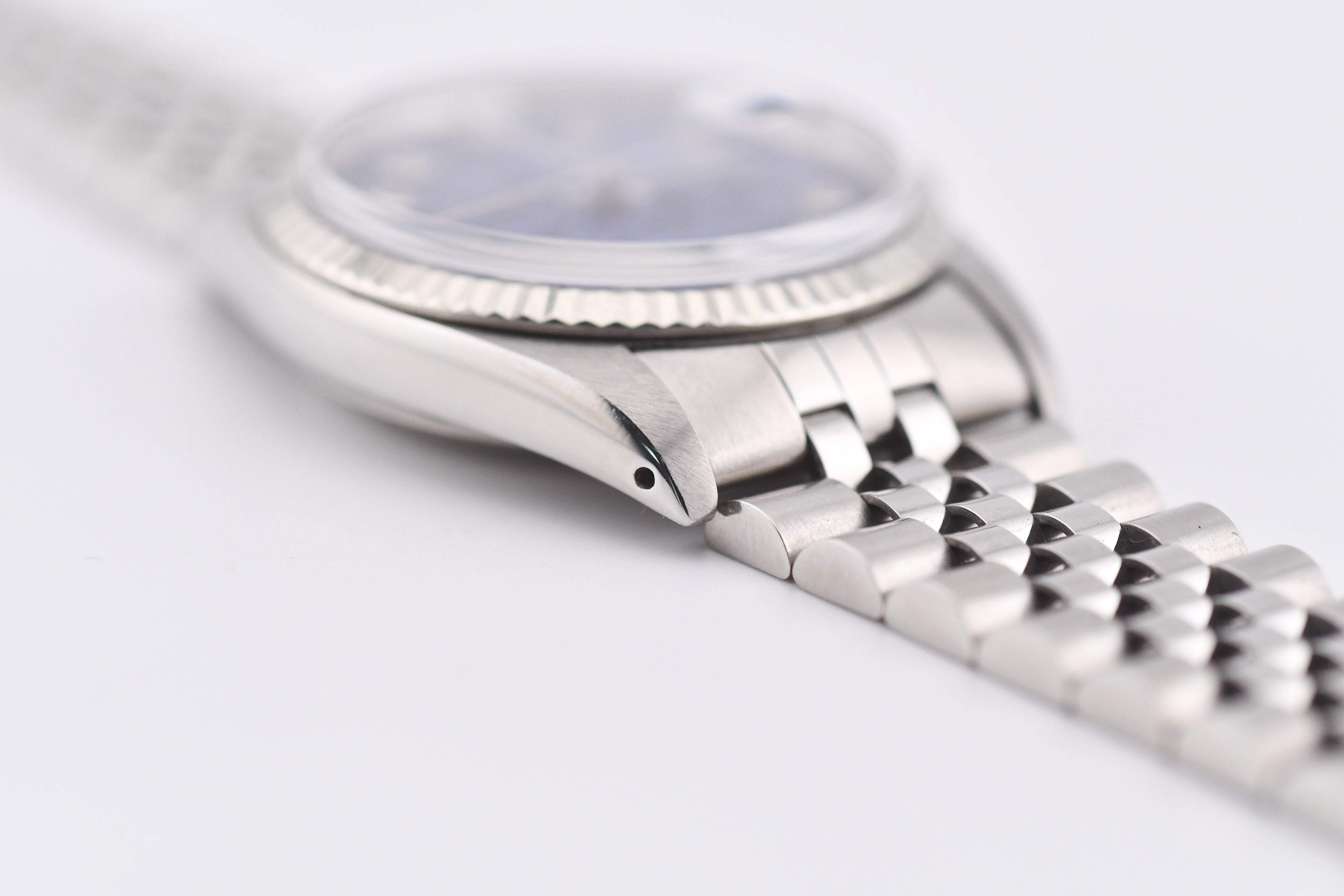 Rolex Datejust 36mm Ref 16014 Custom Blue Anniversary Diamond Dial