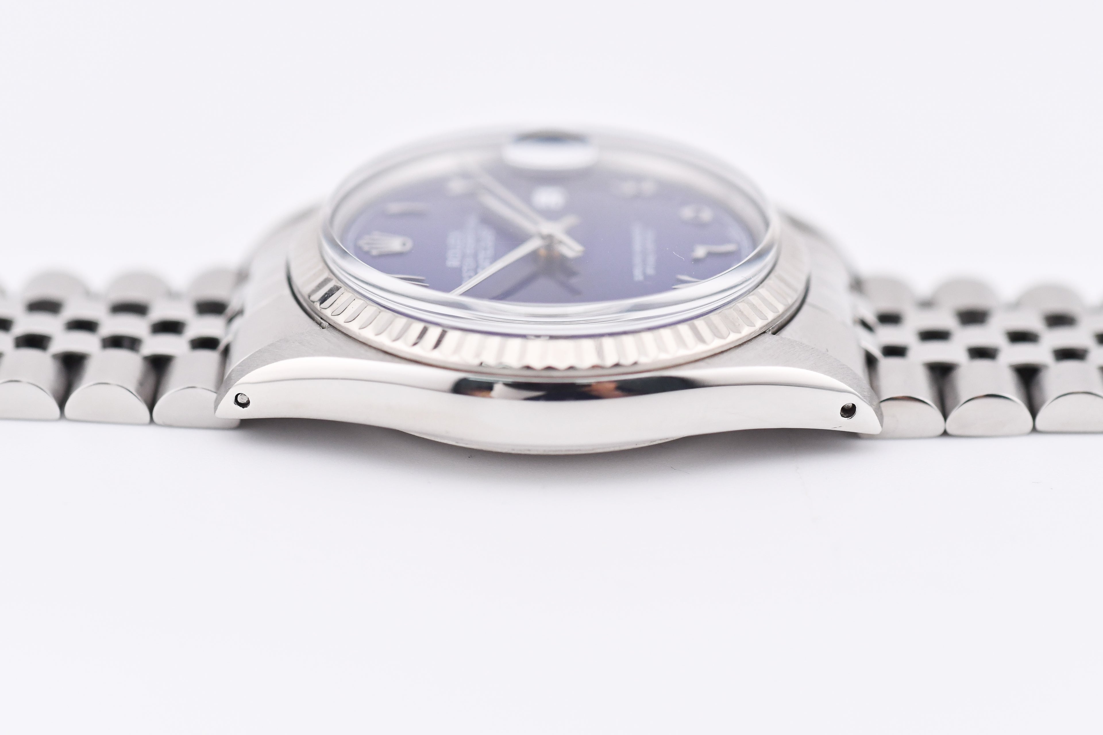 Rolex Datejust 36mm Ref 16014 Custom Blue Arabic Dial