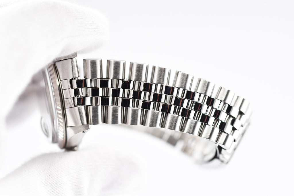 Rolex Datejust 36mm Ref 16014 Custom Blue Computer Diamond Dial