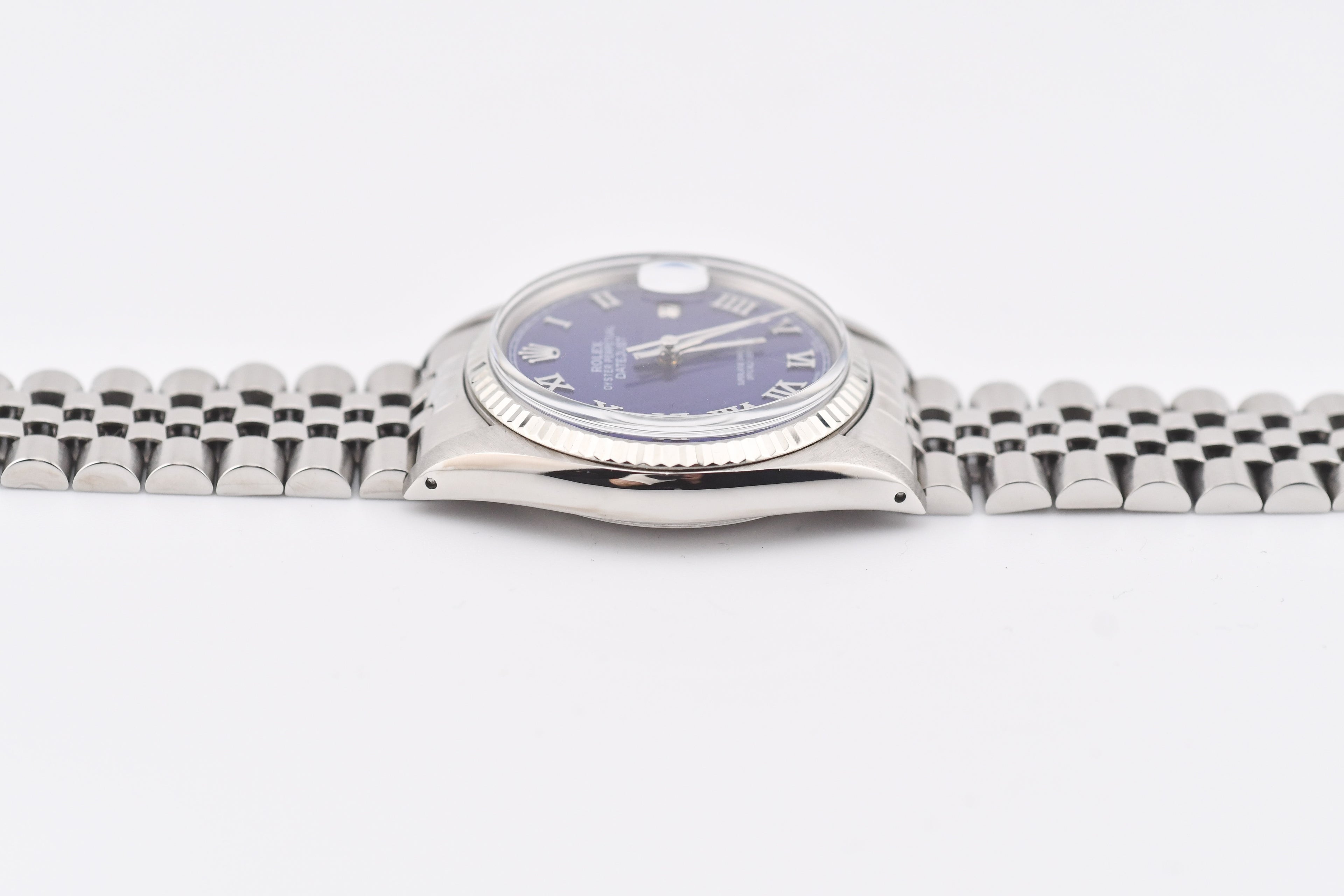 Rolex Datejust 36mm Ref 16014 Custom Blue Roman Dial
