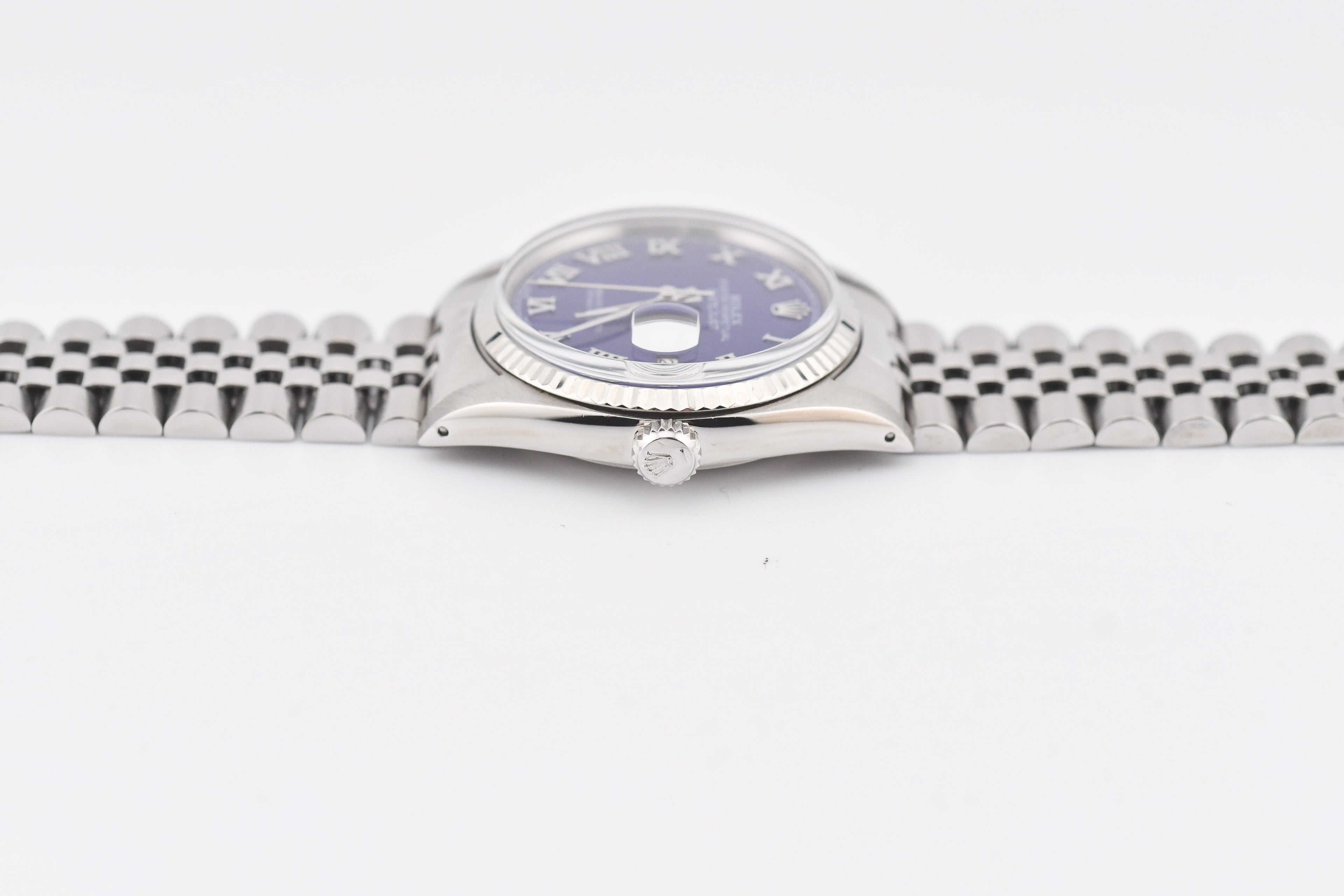 Rolex Datejust 36mm Ref 16014 Custom Blue Roman Dial