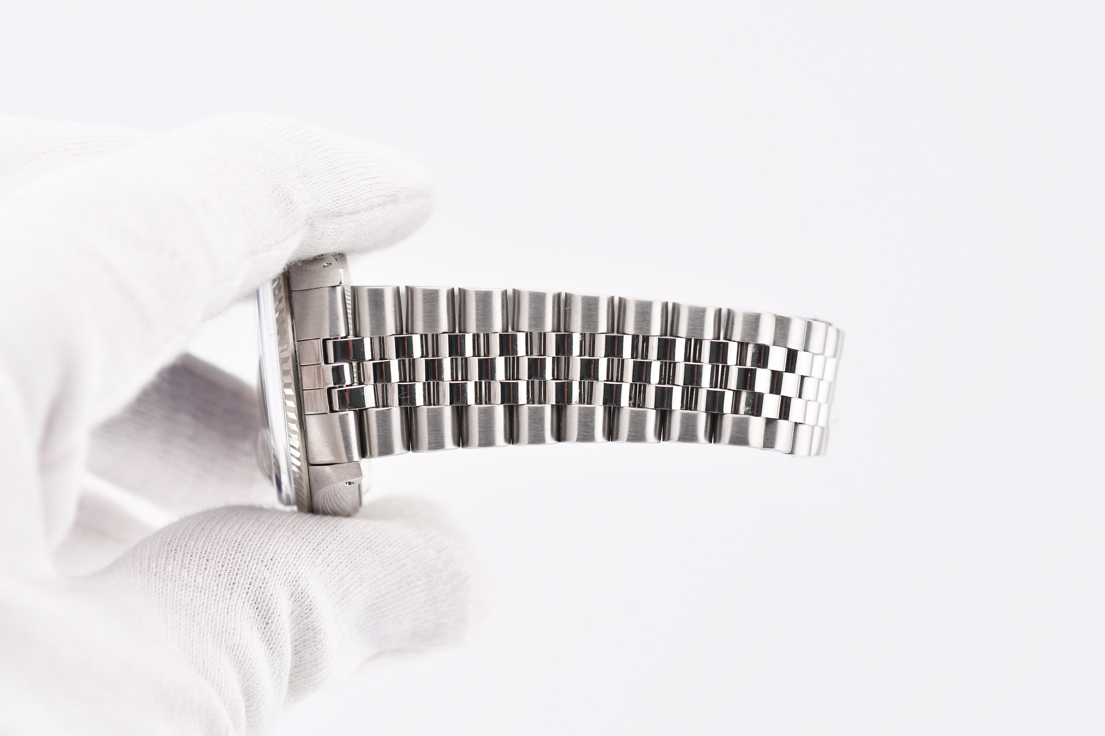 Rolex Datejust 36mm Ref 16014 Custom Blue Roman Diamond Dial