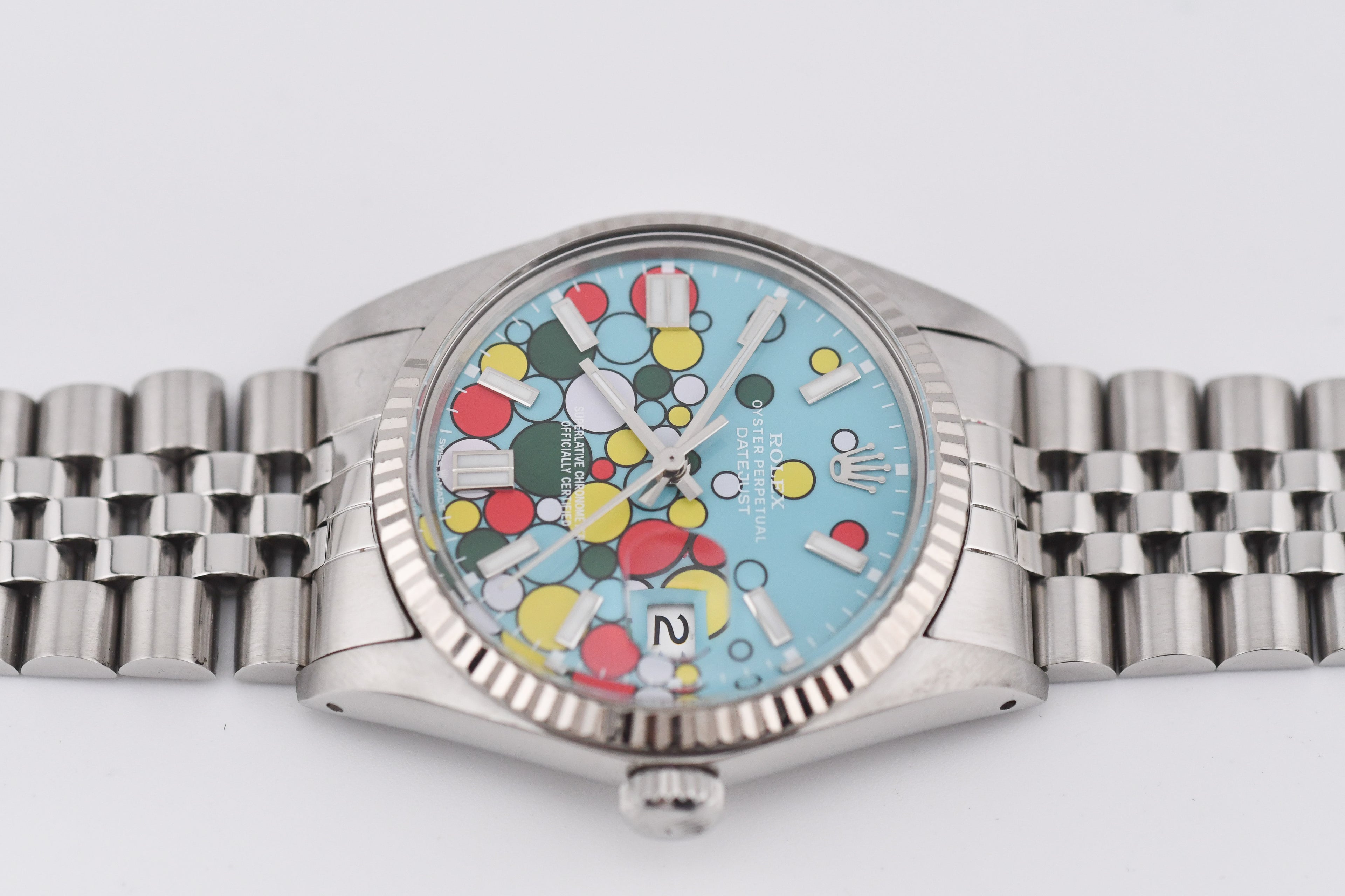 Rolex Datejust 36mm Ref 16014 Custom Celebration Dial