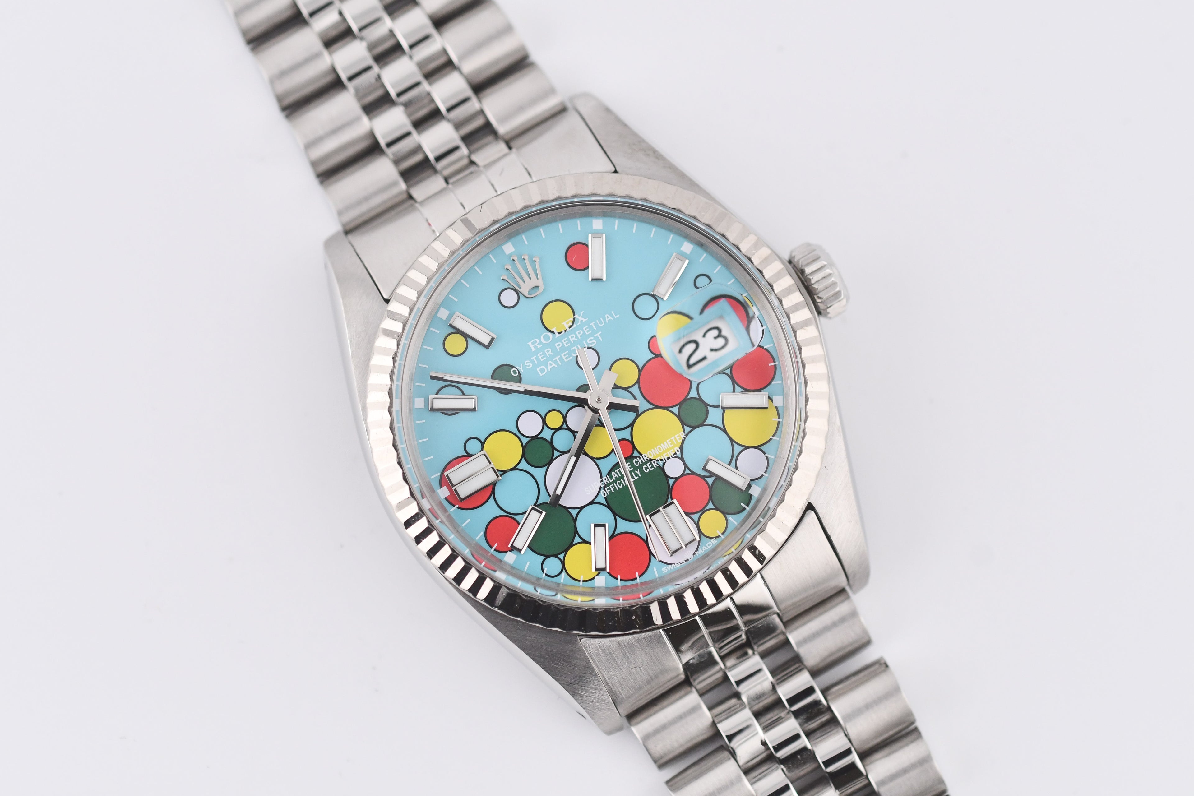 Rolex Datejust 36mm Ref 16014 Custom Celebration Dial