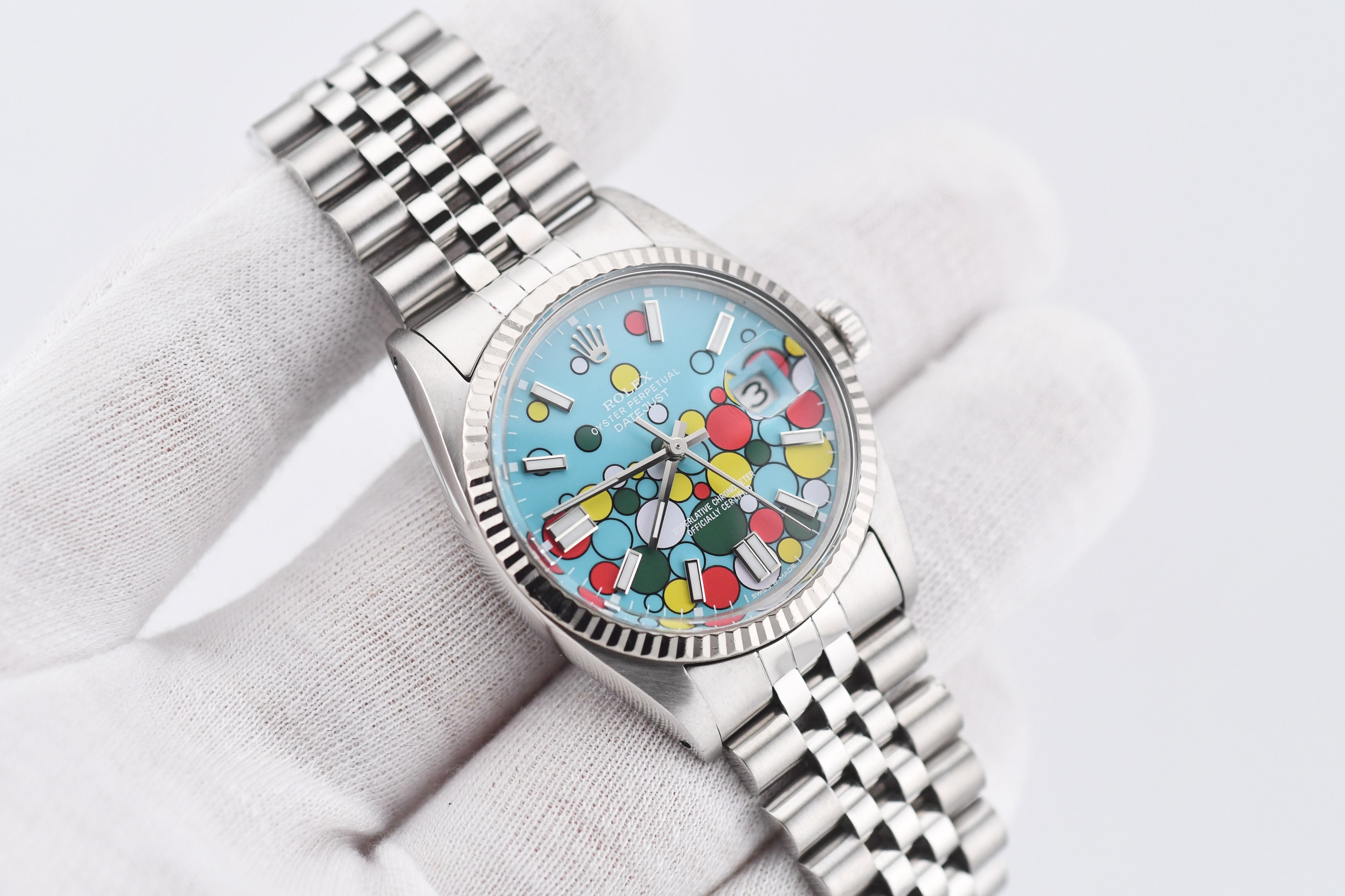 Rolex Datejust 36mm Ref 16014 Custom Celebration Dial