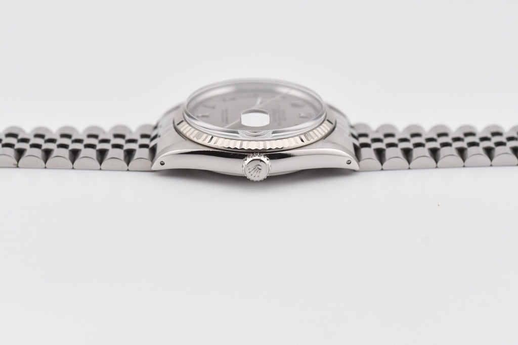 Rolex Datejust 36mm Ref 16014 Custom Grey Arabic Dial