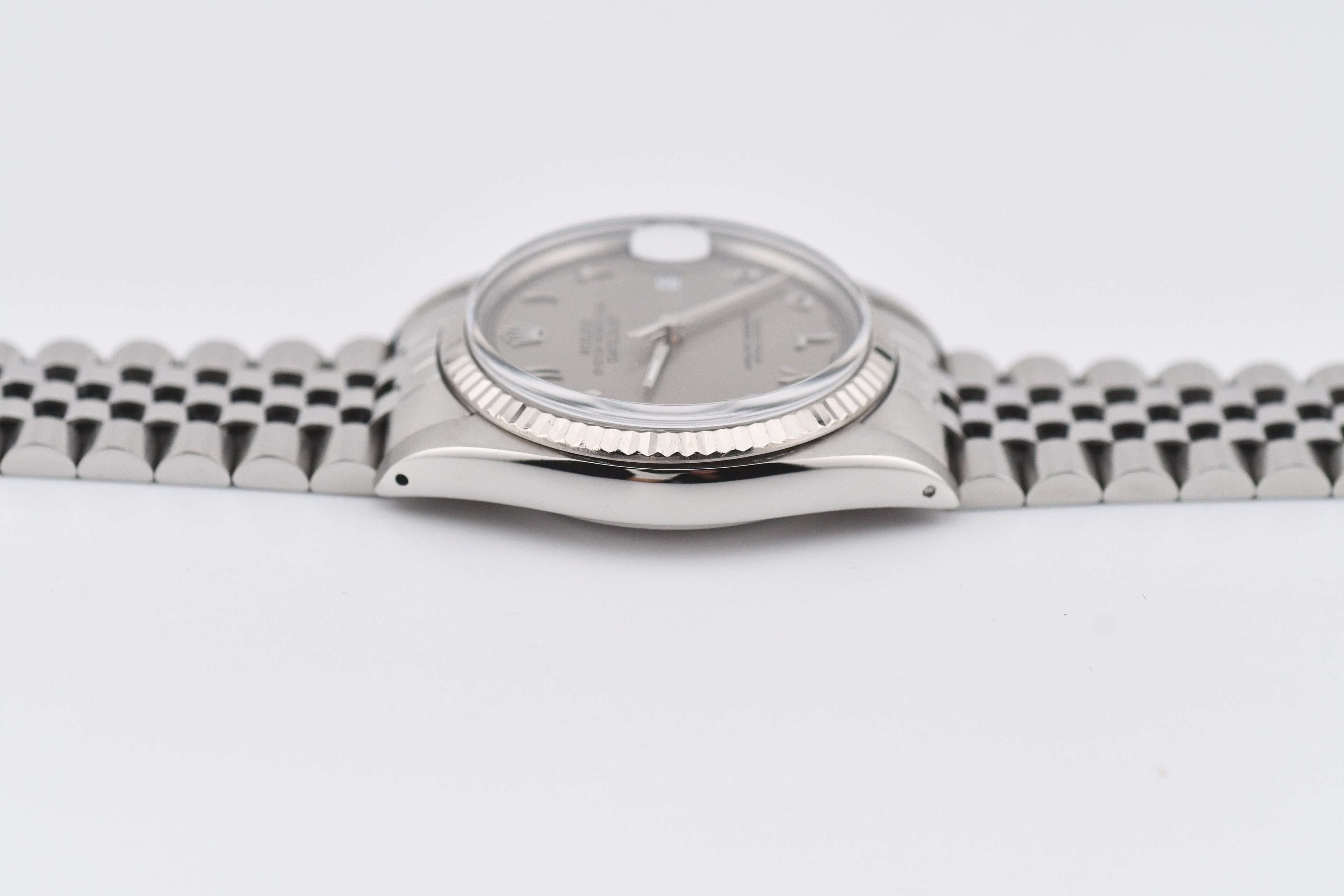 Rolex Datejust 36mm Ref 16014 Custom Grey Arabic Dial
