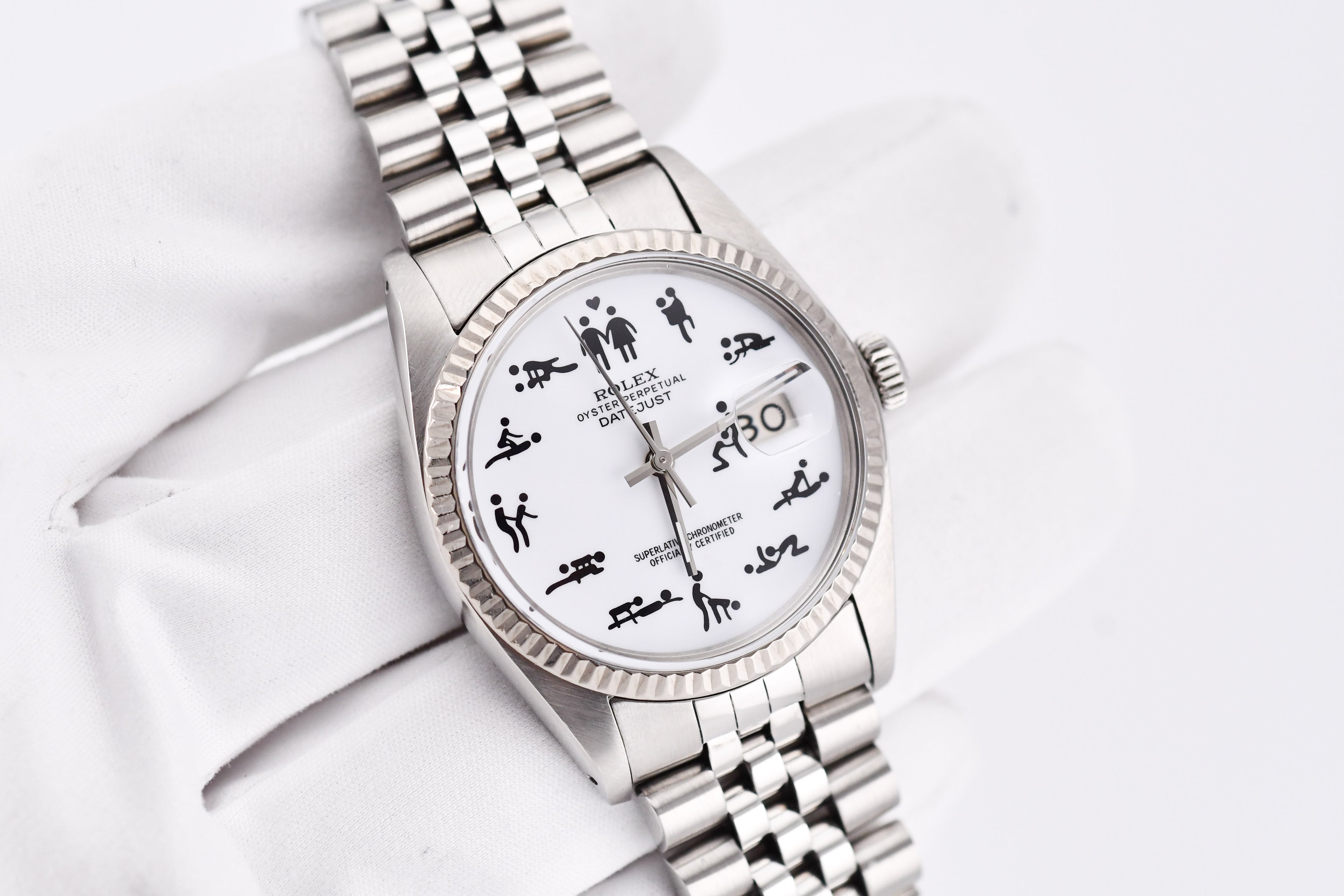 Rolex Datejust 36mm Ref 16014 Custom Kamasutra Dial