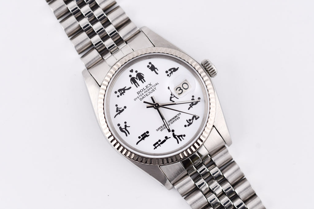 Rolex Datejust 36mm Ref 16014 Custom Kamasutra Dial