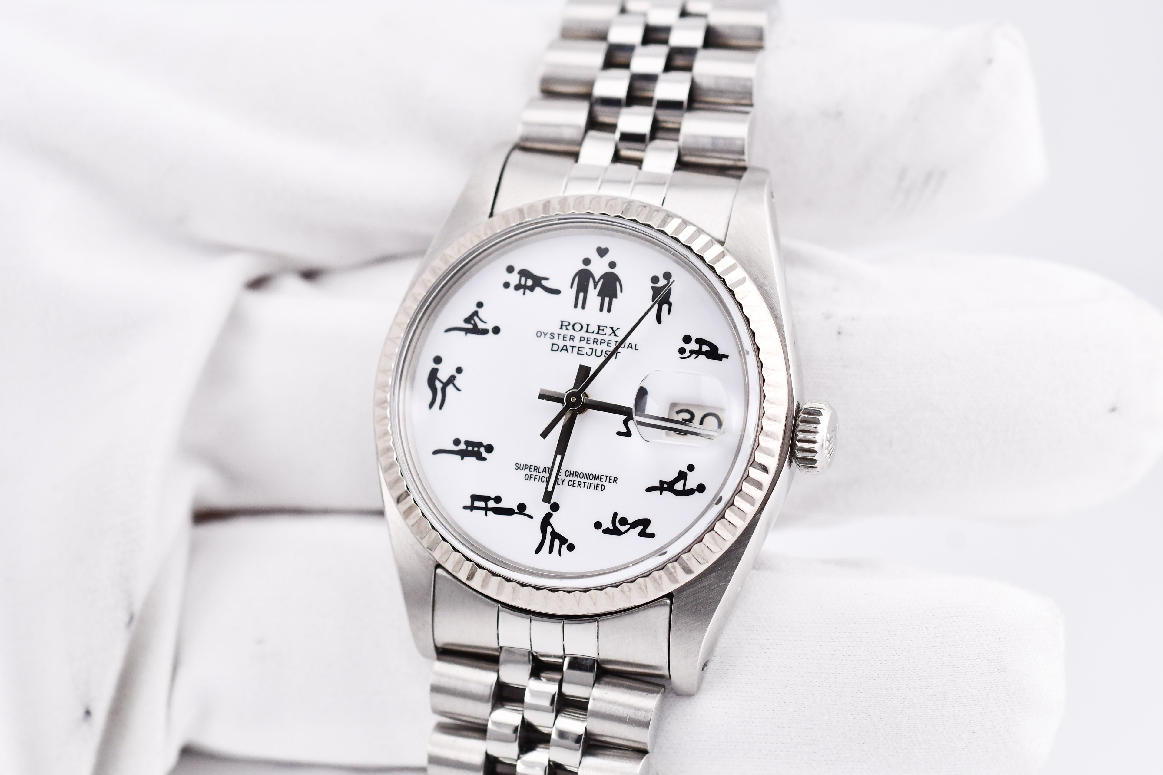 Rolex Datejust 36mm Ref 16014 Custom Kamasutra Dial