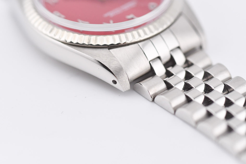 Rolex Datejust 36mm Ref 16014 Custom Red Arabic Dial