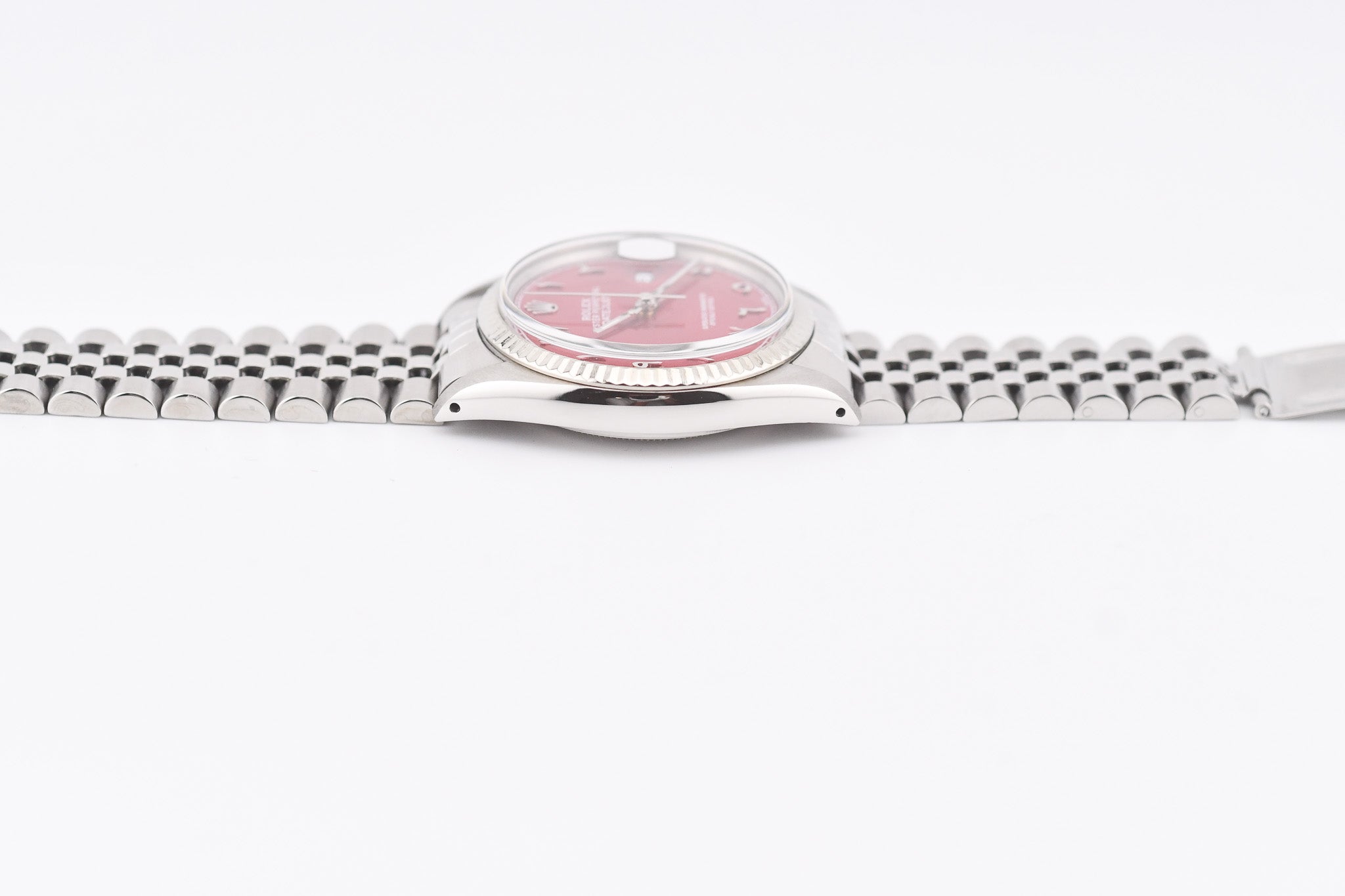 Rolex Datejust 36mm Ref 16014 Custom Red Arabic Dial