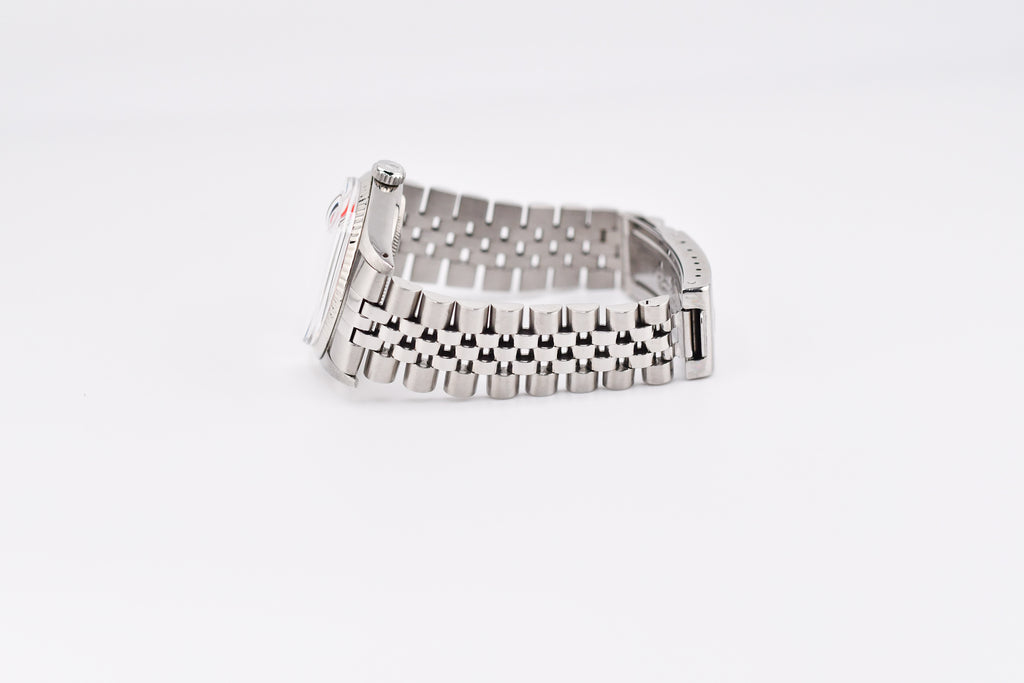 Rolex Datejust 36mm Ref 16014 Custom Red Diamond Dial