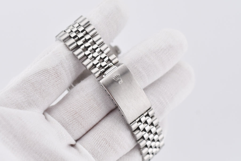 Rolex Datejust 36mm Ref 16014 Custom White Diamond Dial