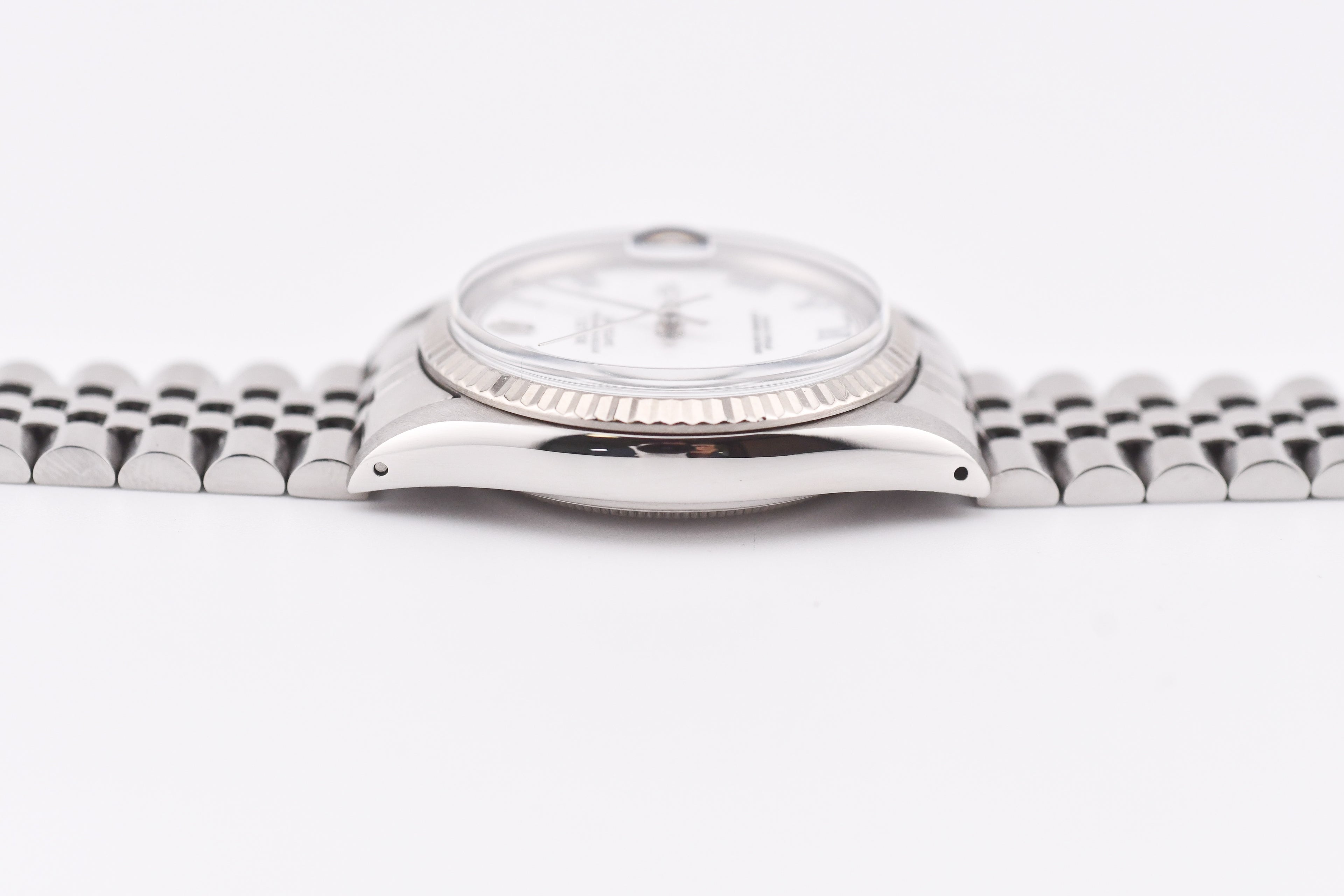 Rolex Datejust 36mm Ref 16014 Custom White Roman Dial