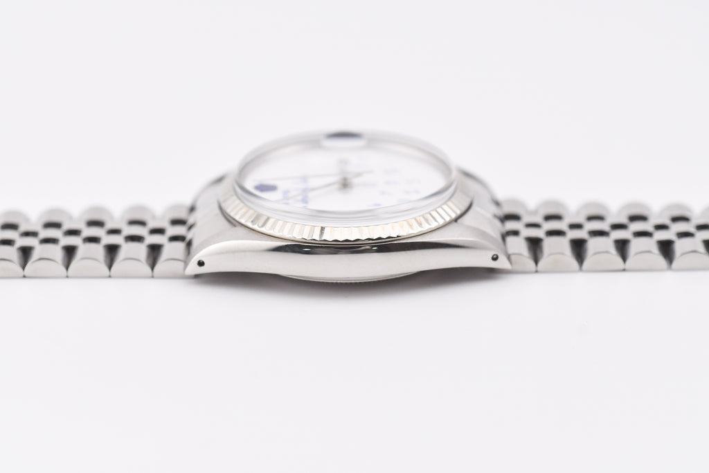Rolex Datejust 36mm Ref 16014 Custom Who Cares I'm Already Late Dial