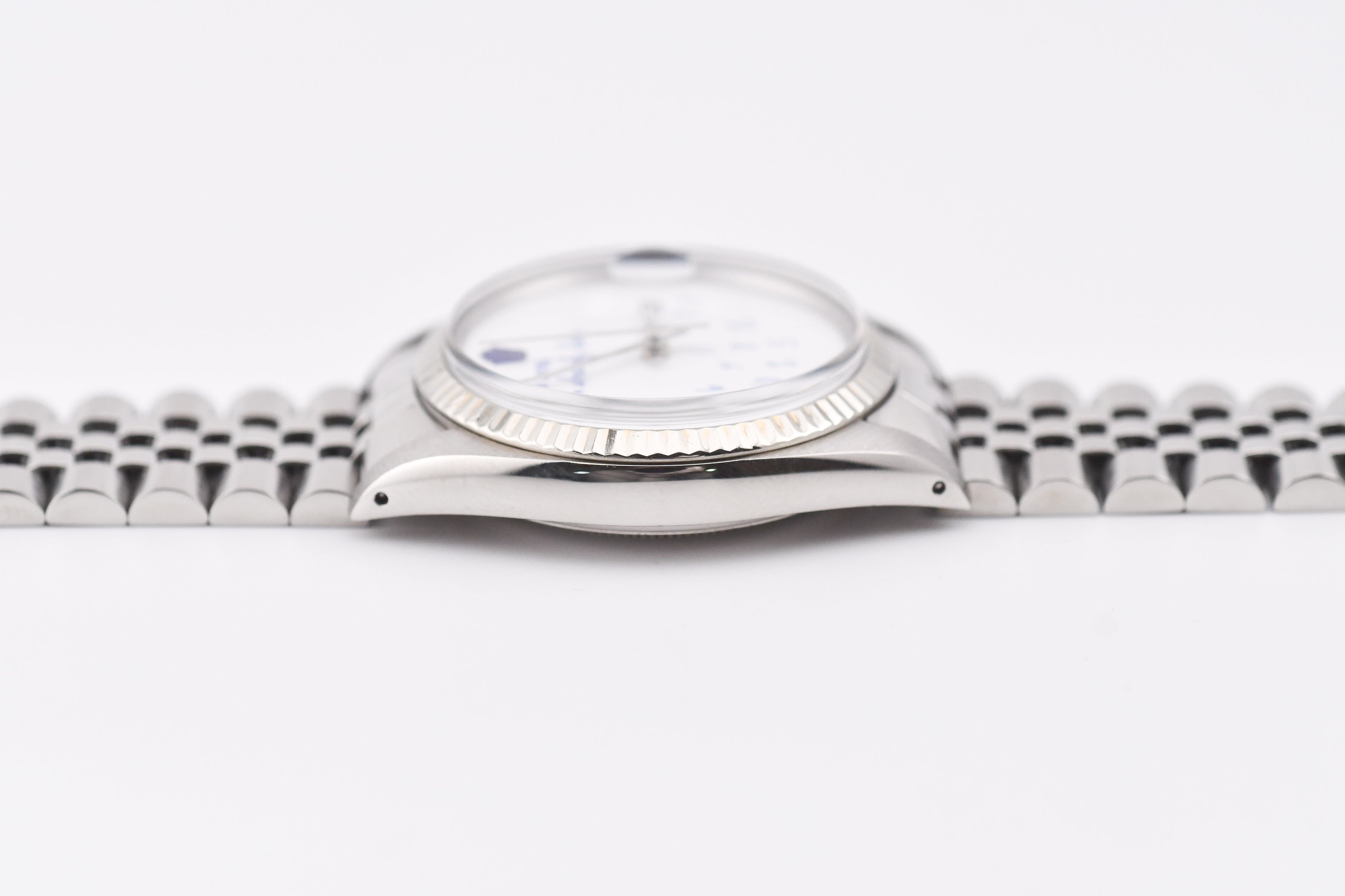 Rolex Datejust 36mm Ref 16014 Custom Who Cares I'm Already Late Dial