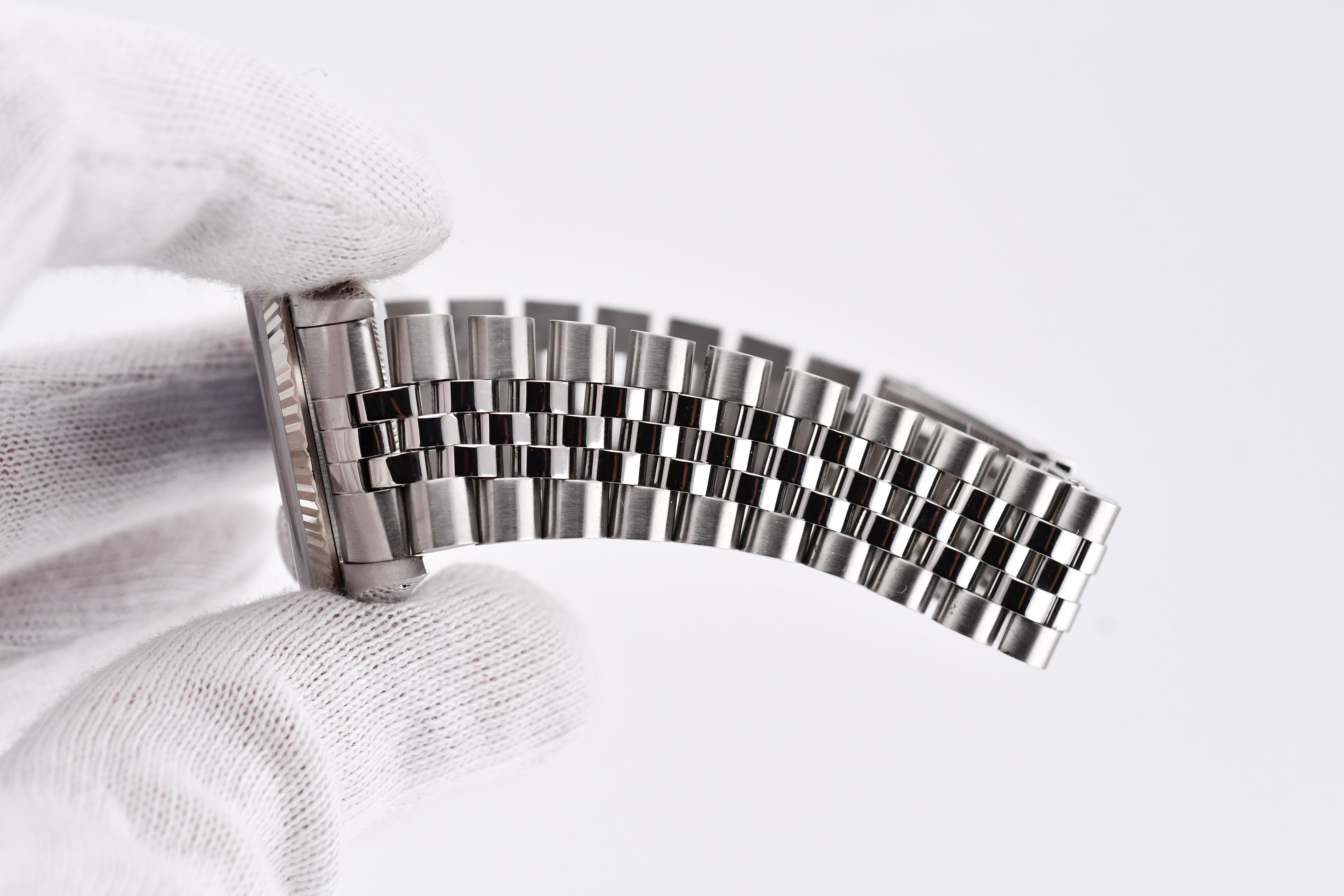 Rolex Datejust 36mm Ref 16234 Custom Blue Flower Diamond Dial