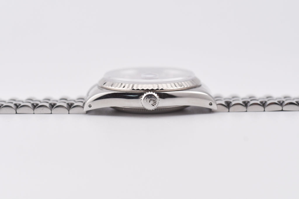 Rolex Datejust 36mm Ref 16234 Custom Pink Mother of Pearl Diamond Dial