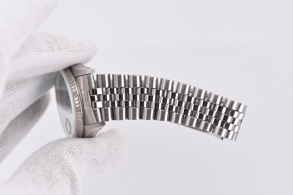 Rolex Datejust 36mm Ref 16234 Custom Tiffany Blue Diamond Dial