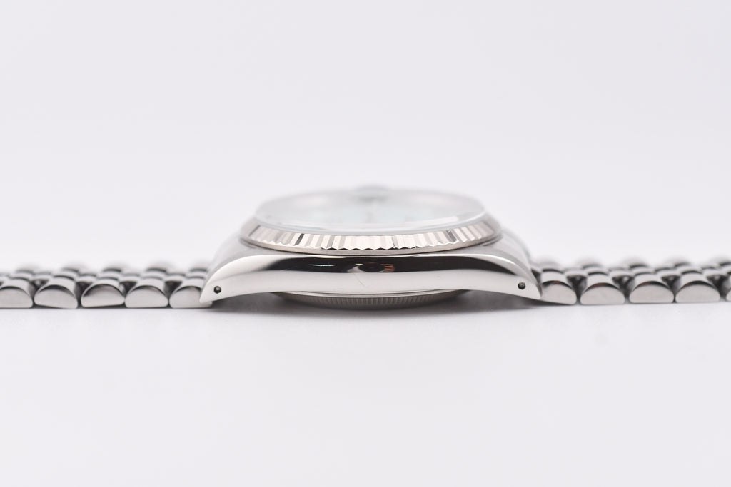 Rolex Datejust 36mm Ref 16234 Custom Tiffany Blue Diamond Dial