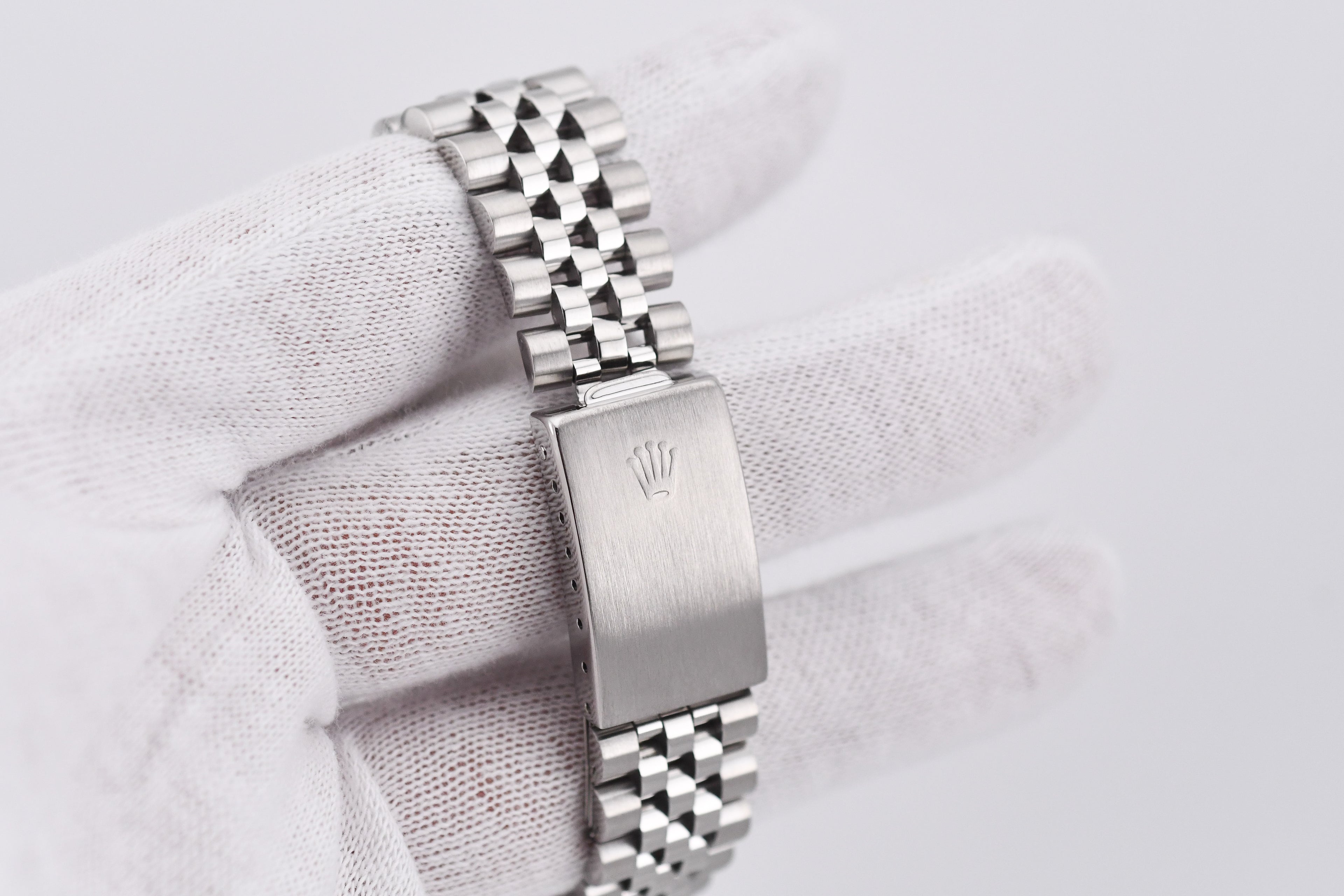 Rolex Datejust 36mm Ref 16234 Custom White Diamond Dial with Diamond Bezel