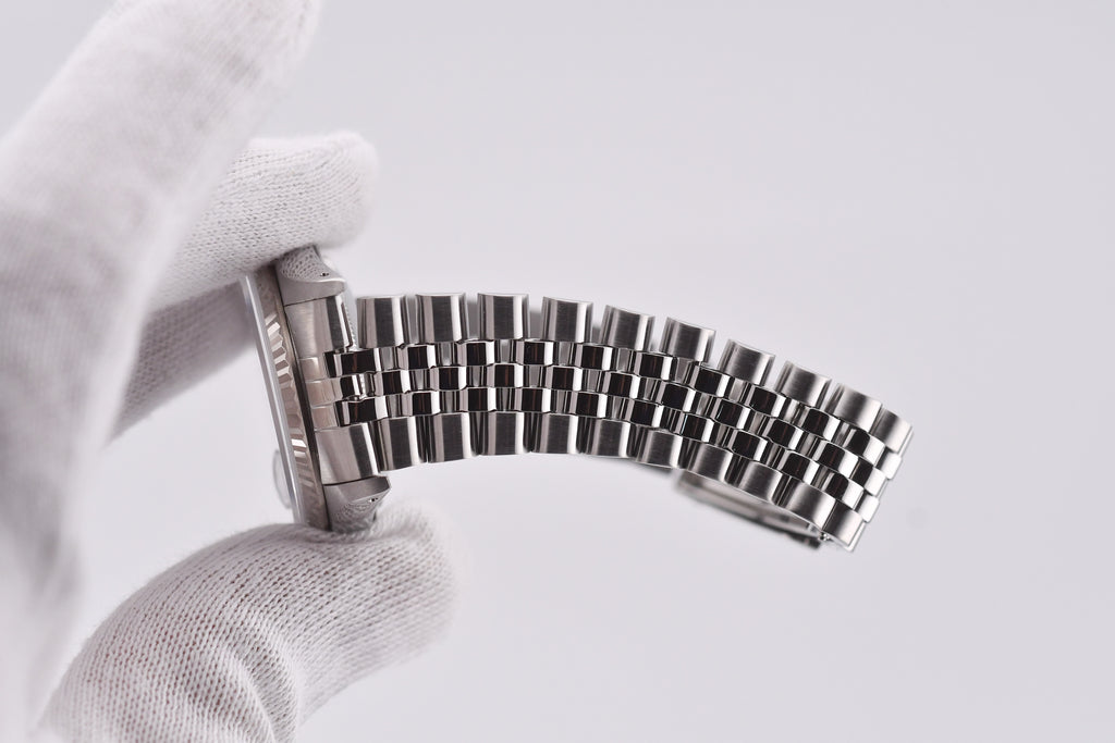 Rolex Datejust 36mm Ref 16234 Custom White Diamond Dial