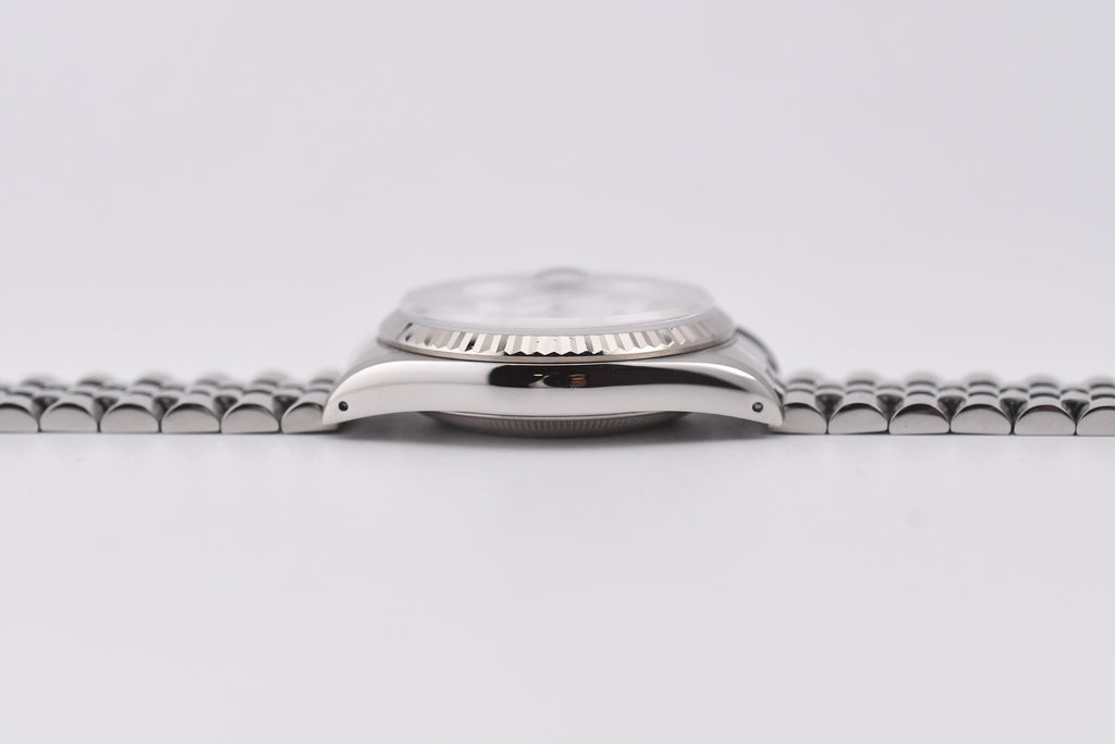 Rolex Datejust 36mm Ref 16234 Custom White Diamond Dial