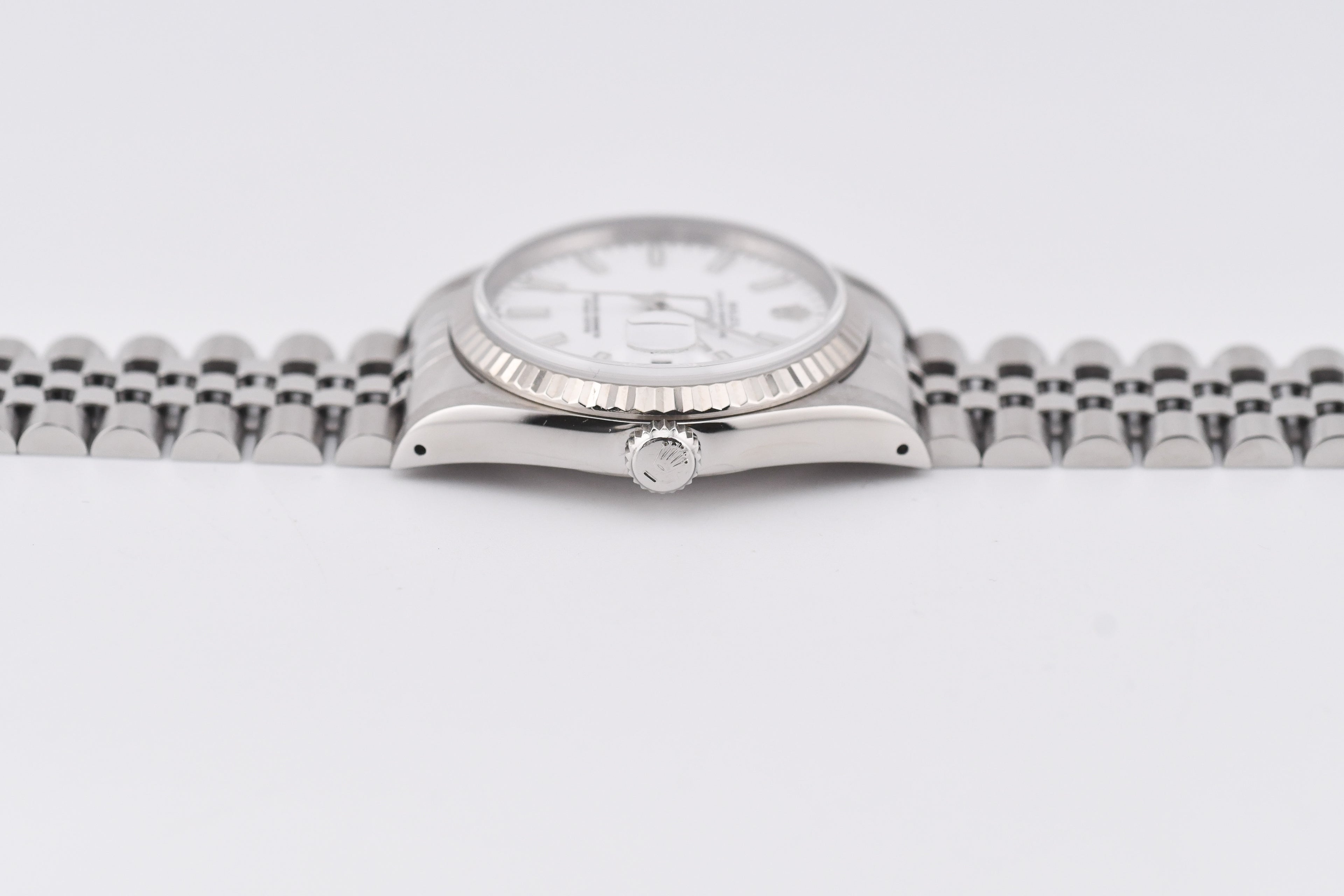 Rolex Datejust 36mm Ref 16234 Custom White Stick Dial