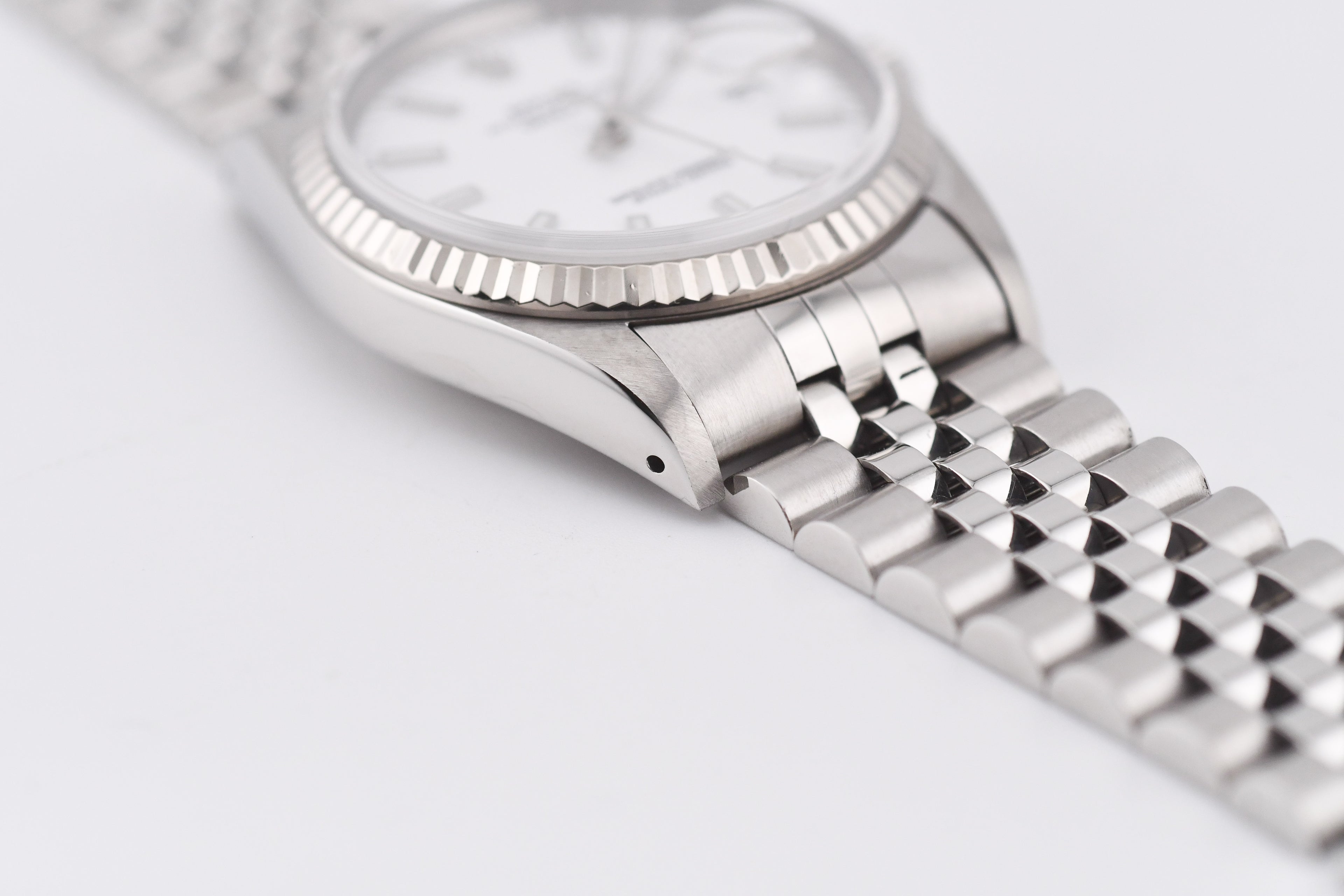 Rolex Datejust 36mm Ref 16234 Custom White Stick Dial