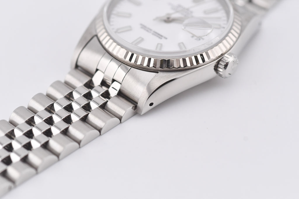 Rolex Datejust 36mm Ref 16234 Custom White Stick Dial