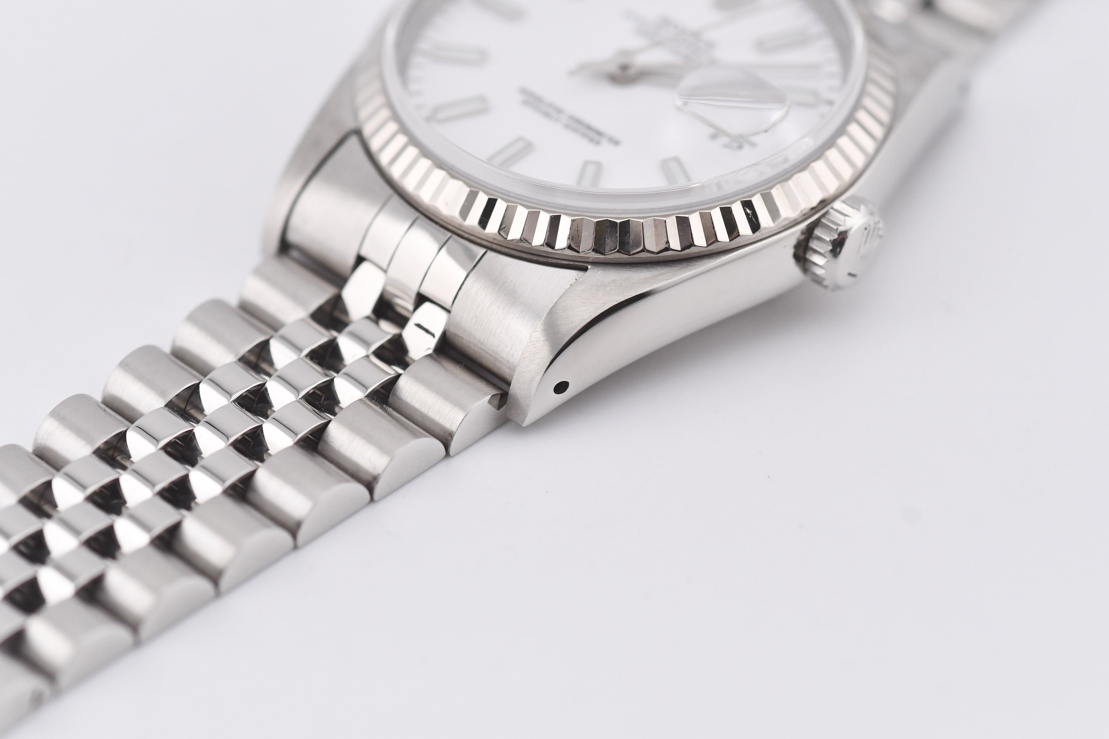 Rolex Datejust 36mm Ref 16234 Custom White Stick Dial