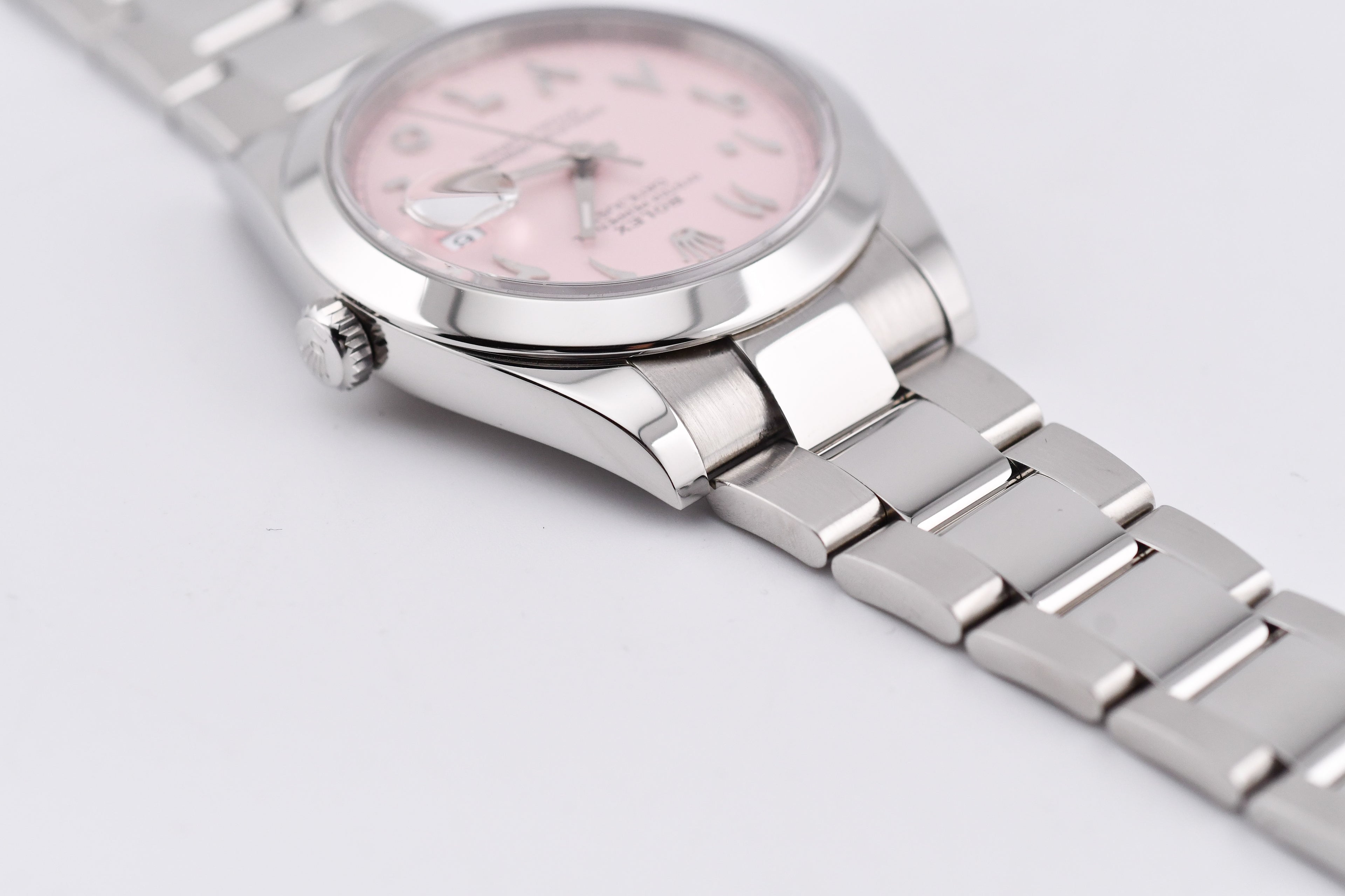Rolex Datejust 41mm Ref 126300 Custom Pink Dial with Arab Numerals