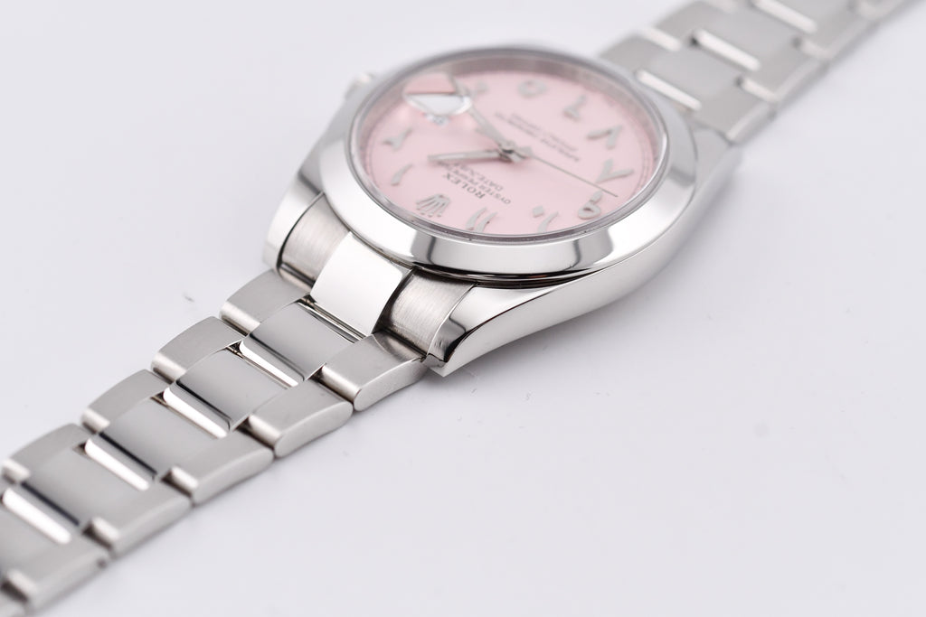 Rolex Datejust 41mm Ref 126300 Custom Pink Dial with Arab Numerals